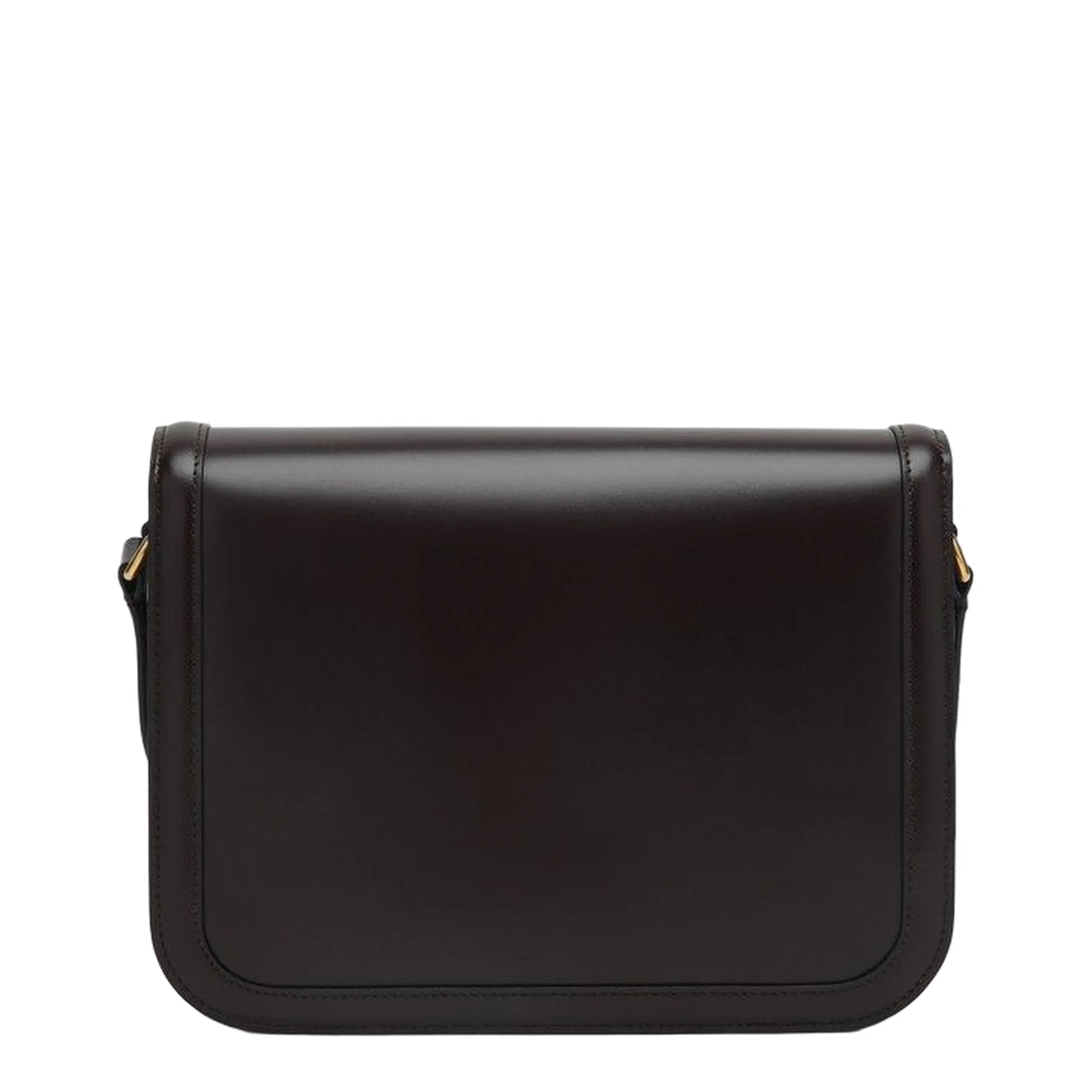 9To5 Leather Shoulder Bag - Dark Brown - Image 2