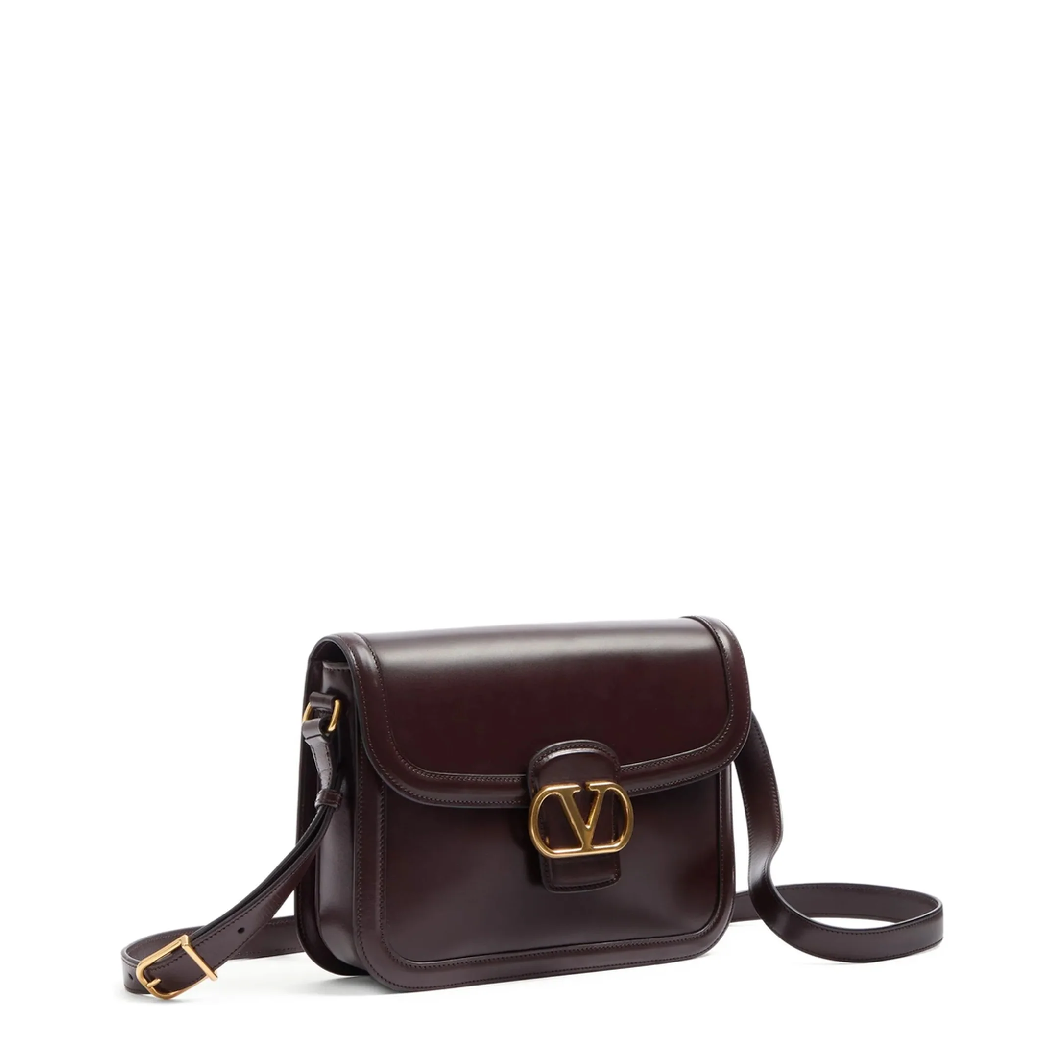 9To5 Leather Shoulder Bag - Dark Brown - Image 4