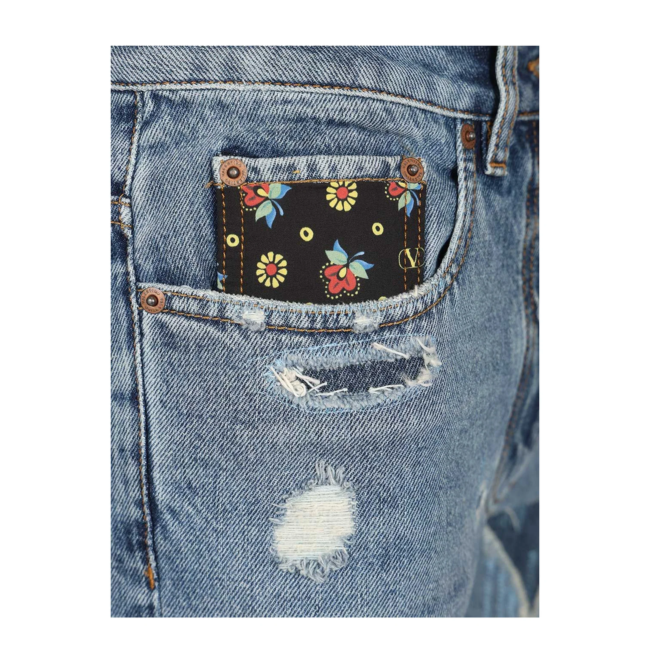Women's Flared Denim Jeans - Image 4