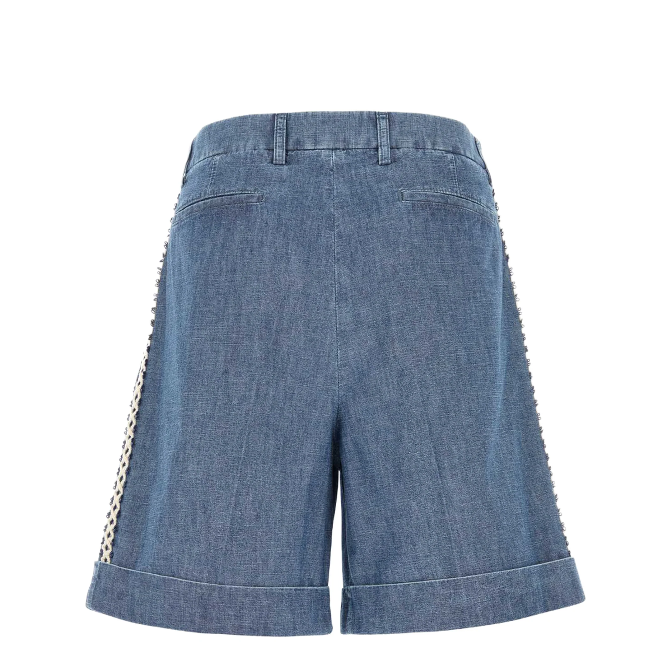 Denim Bermuda Shorts - Image 2