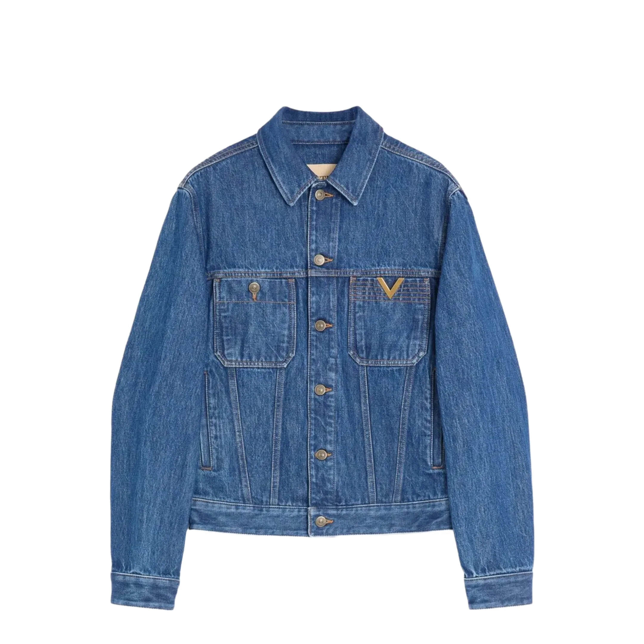 VGold Denim Jacket - Blue