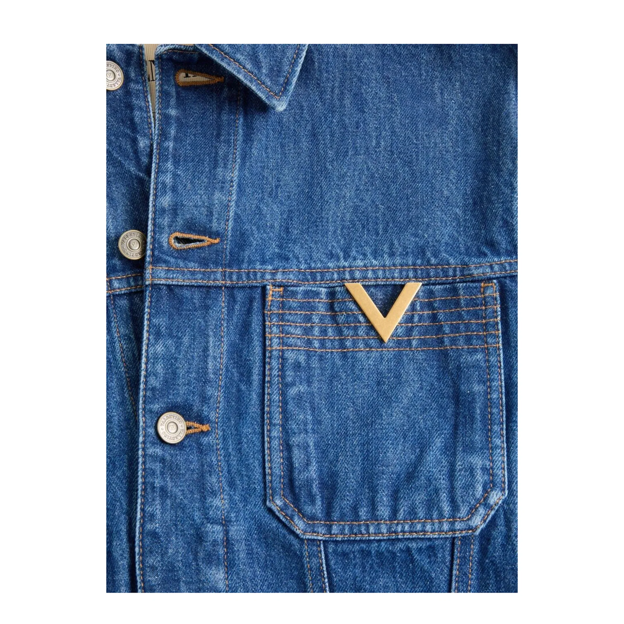 VGold Denim Jacket - Blue - Image 2