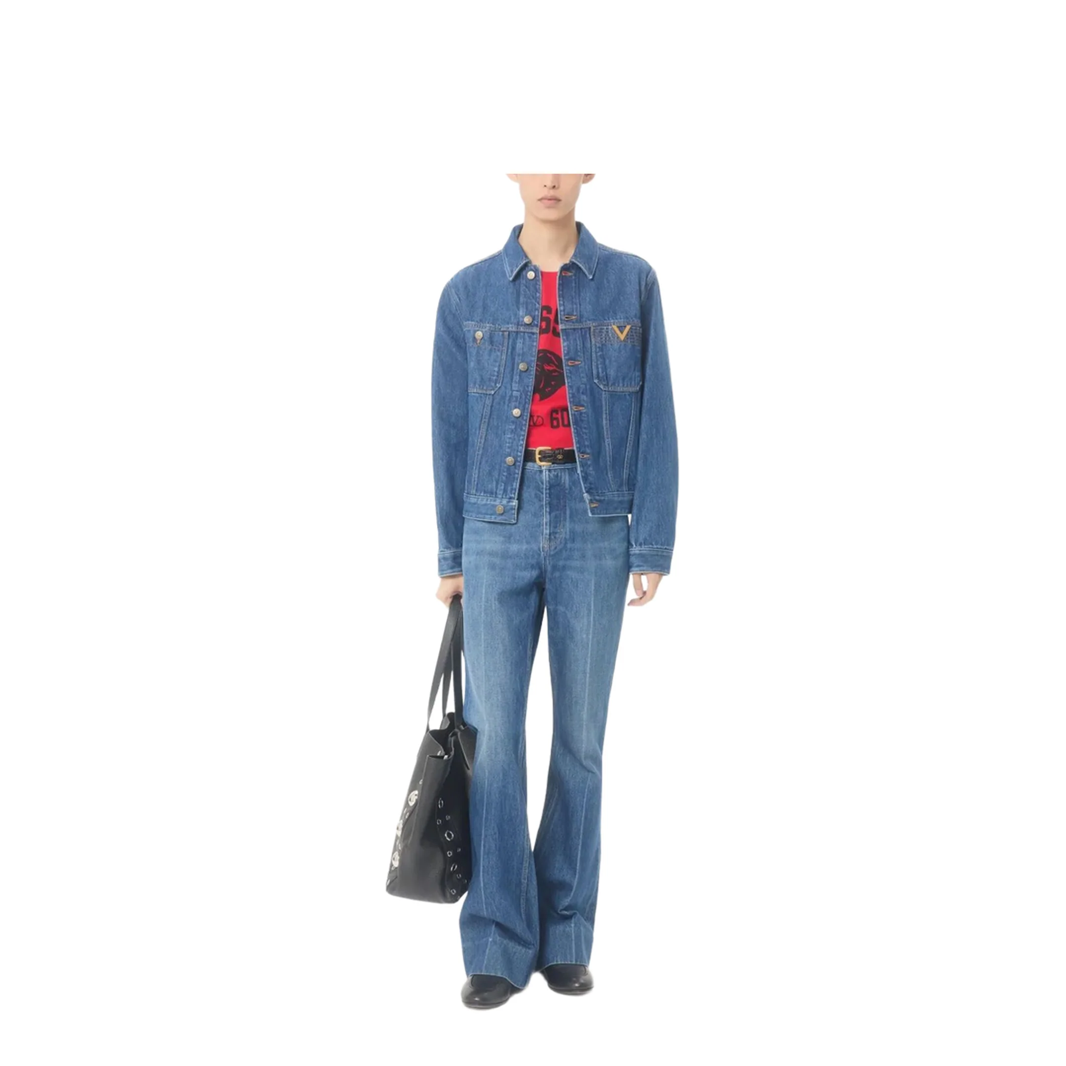 VGold Denim Jacket - Blue - Image 4