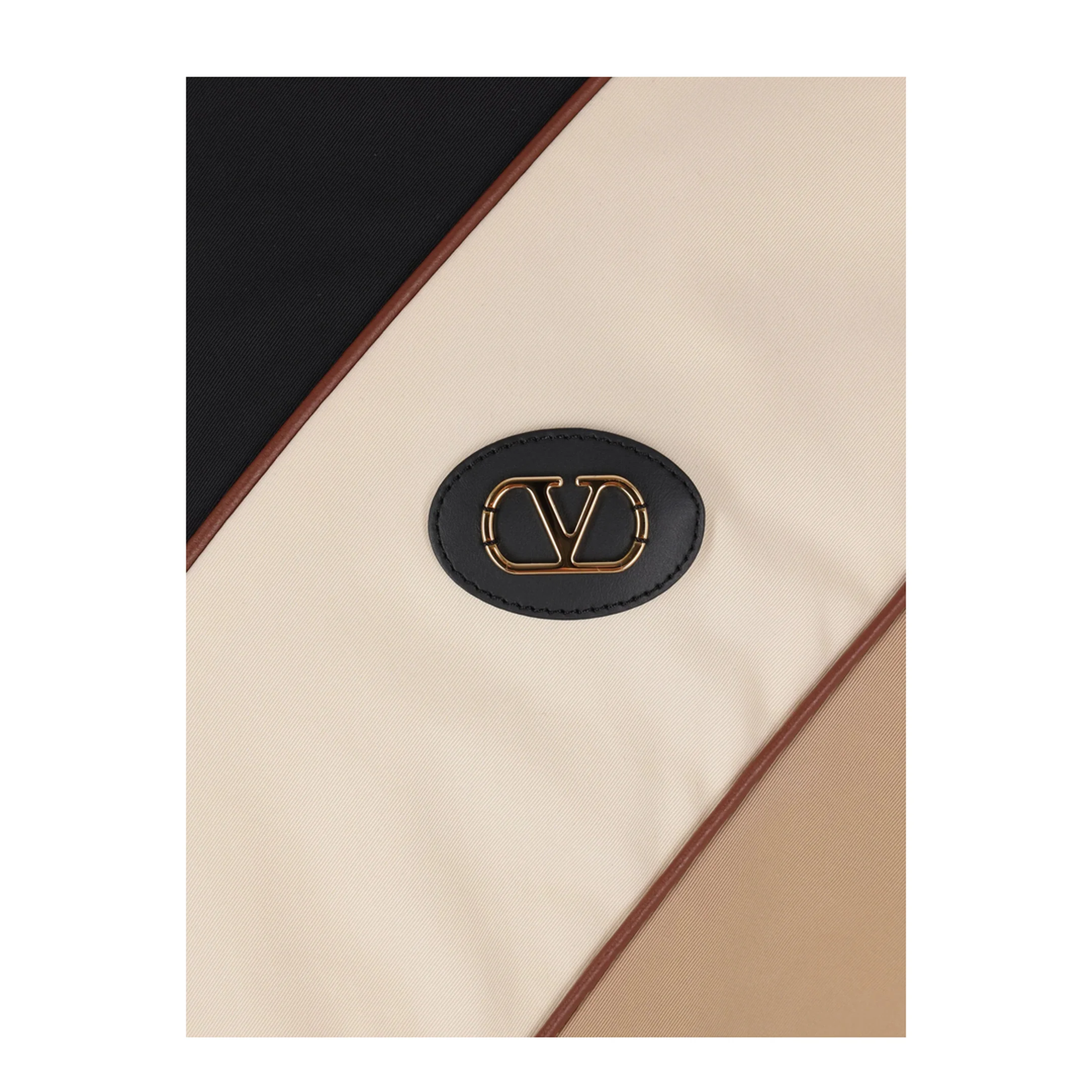 VLogo Striped Jacket Beige - Image 4