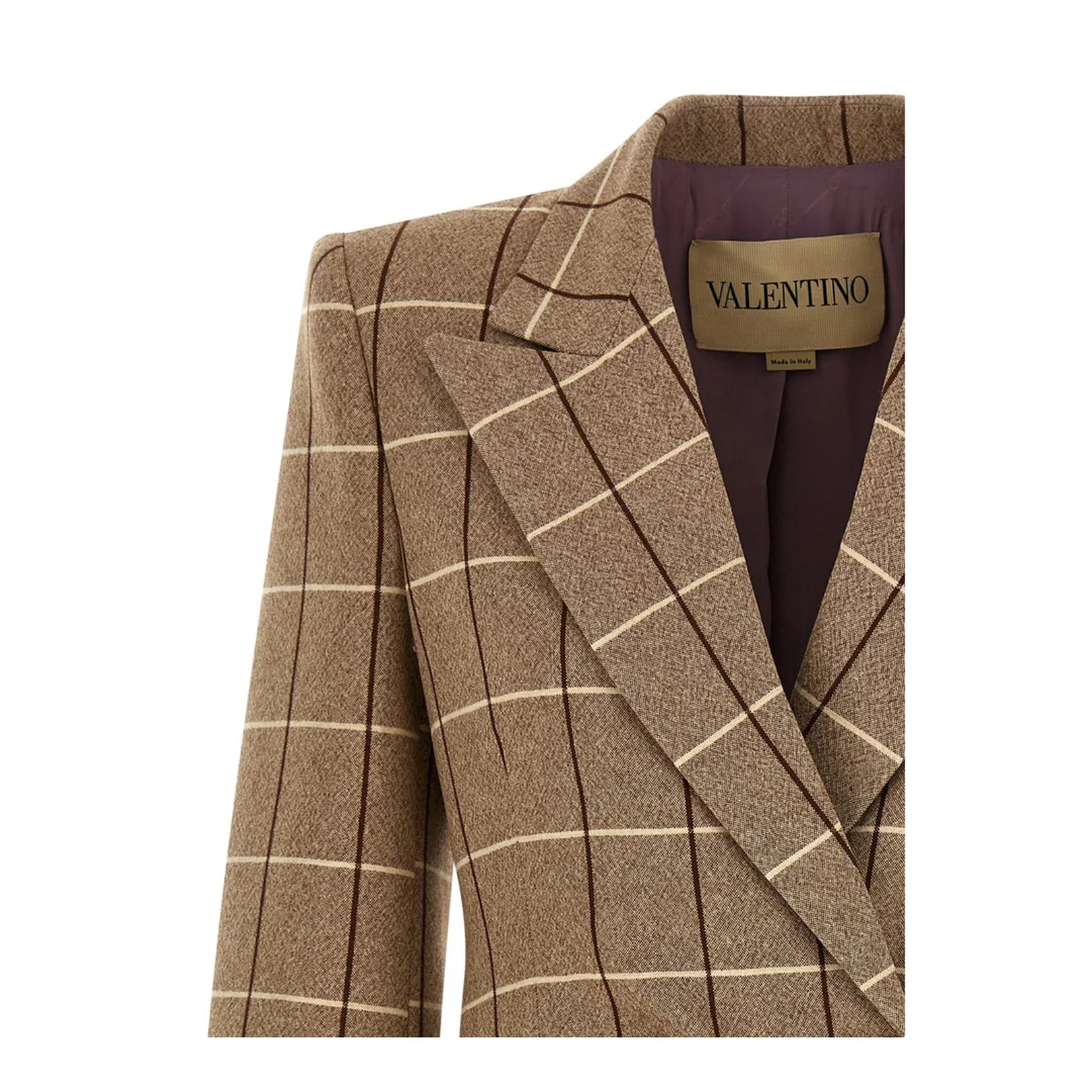 Double Breasted Blazer Brown - Image 3