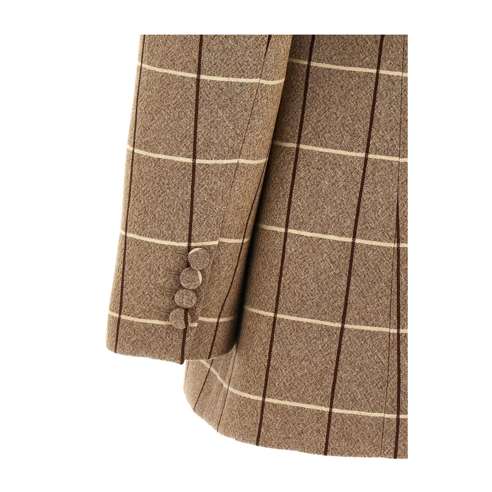 Double Breasted Blazer Brown - Image 4