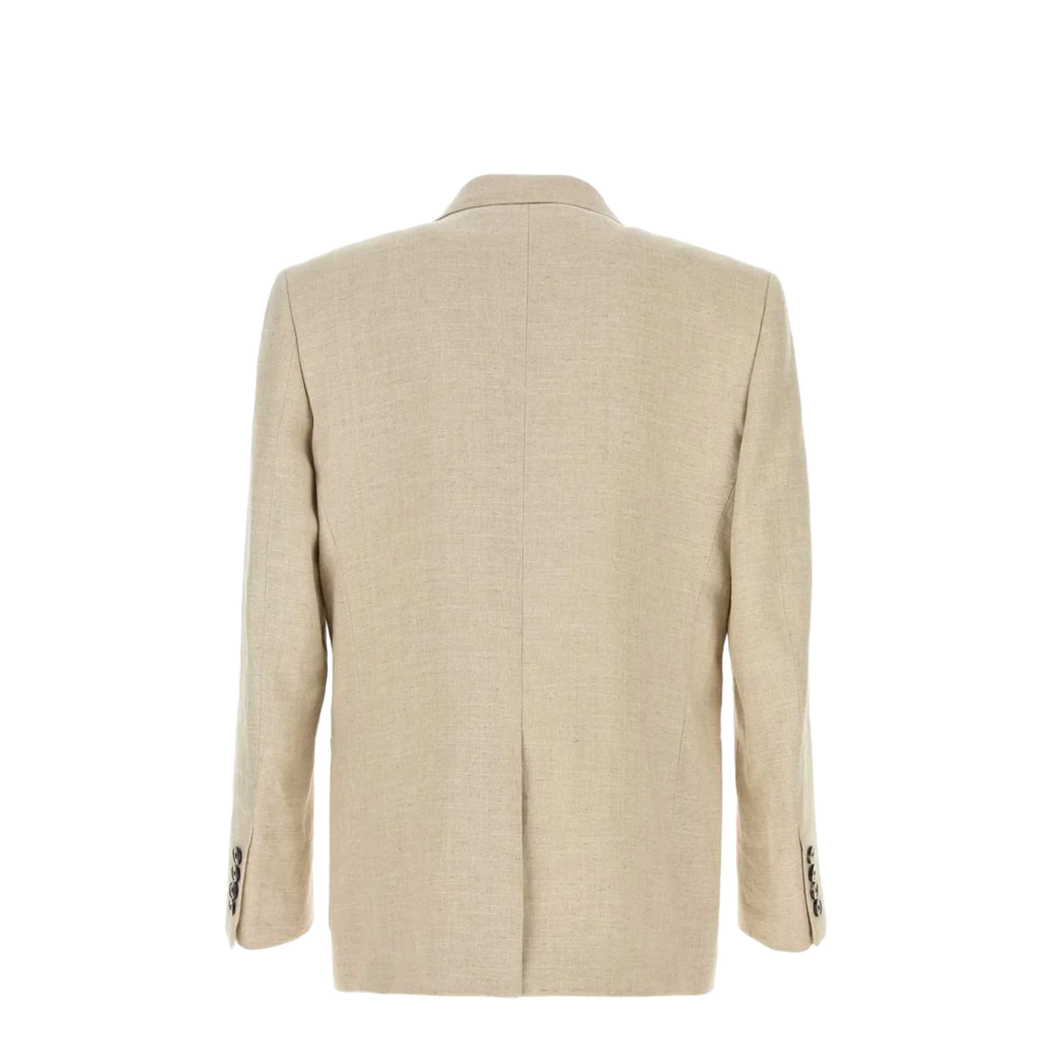 Double Breasted Jacket Beige - Image 2