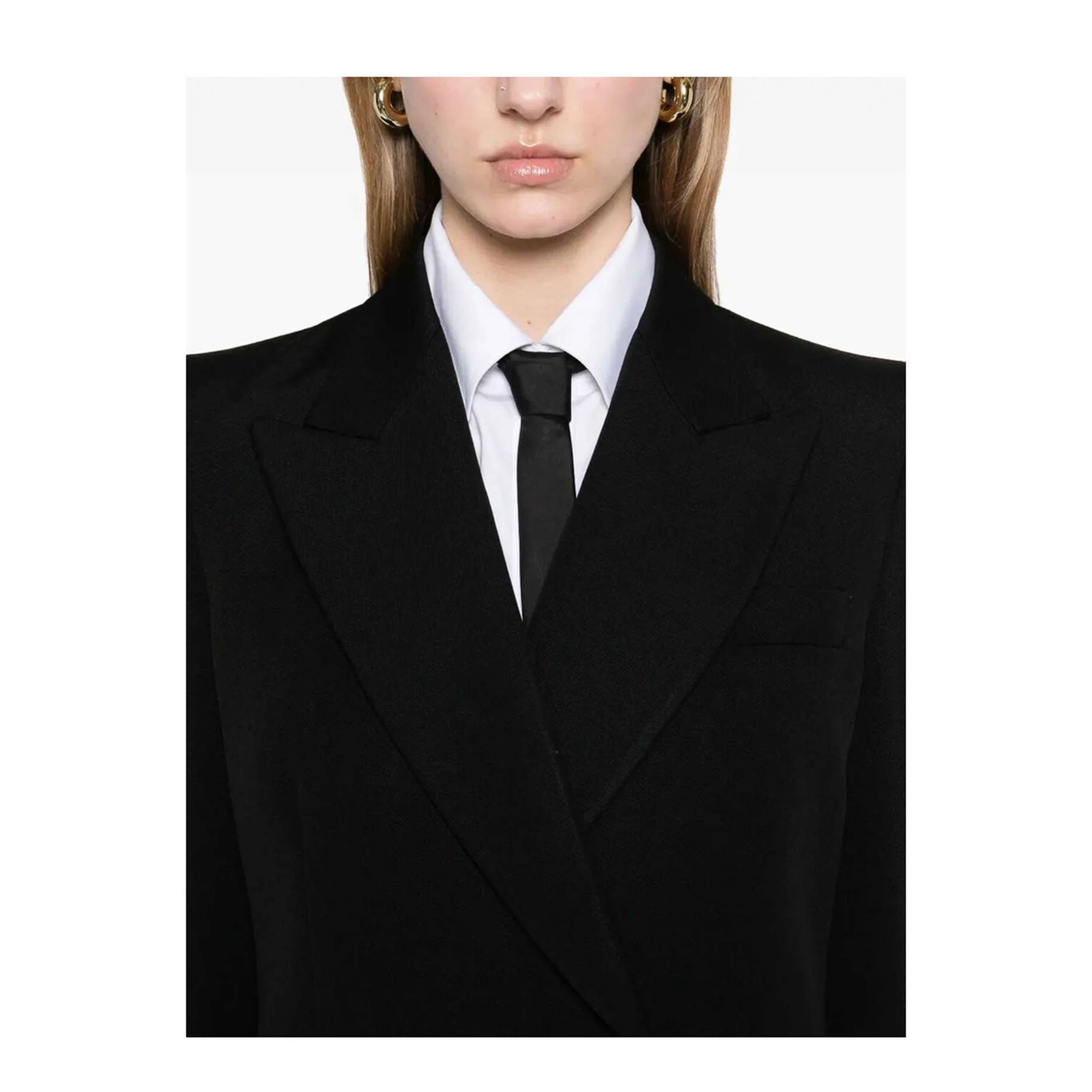 Double Breasted Jacket - Black - Image 4