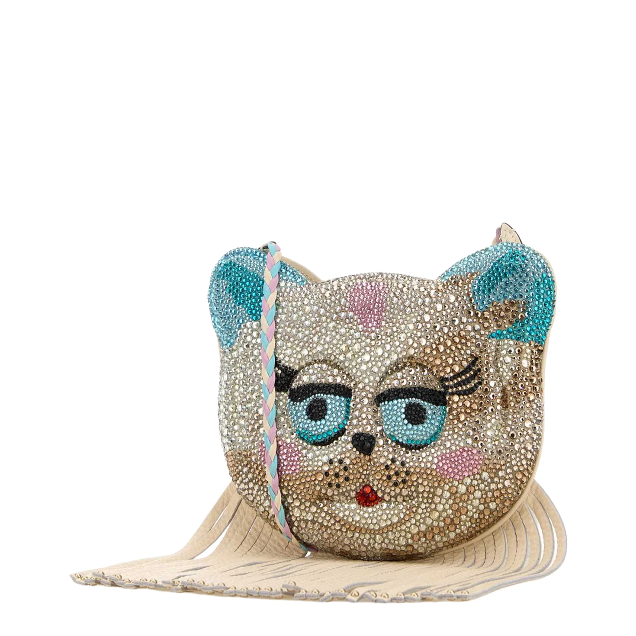 Le Chat De La Maison Leather Crossbody Bag - Multicolor - Image 2