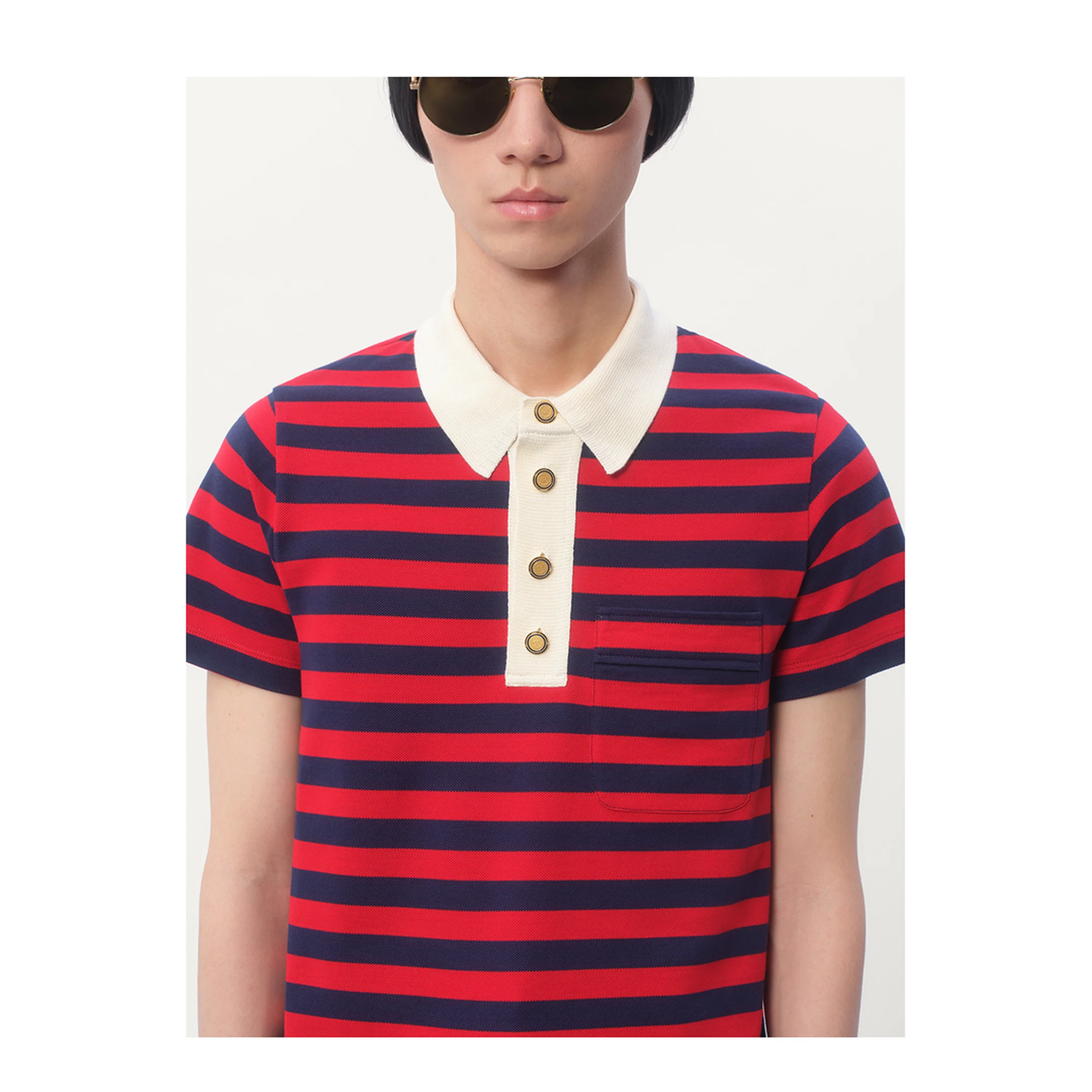 Embroidered Piquet Polo Shirt - Image 5