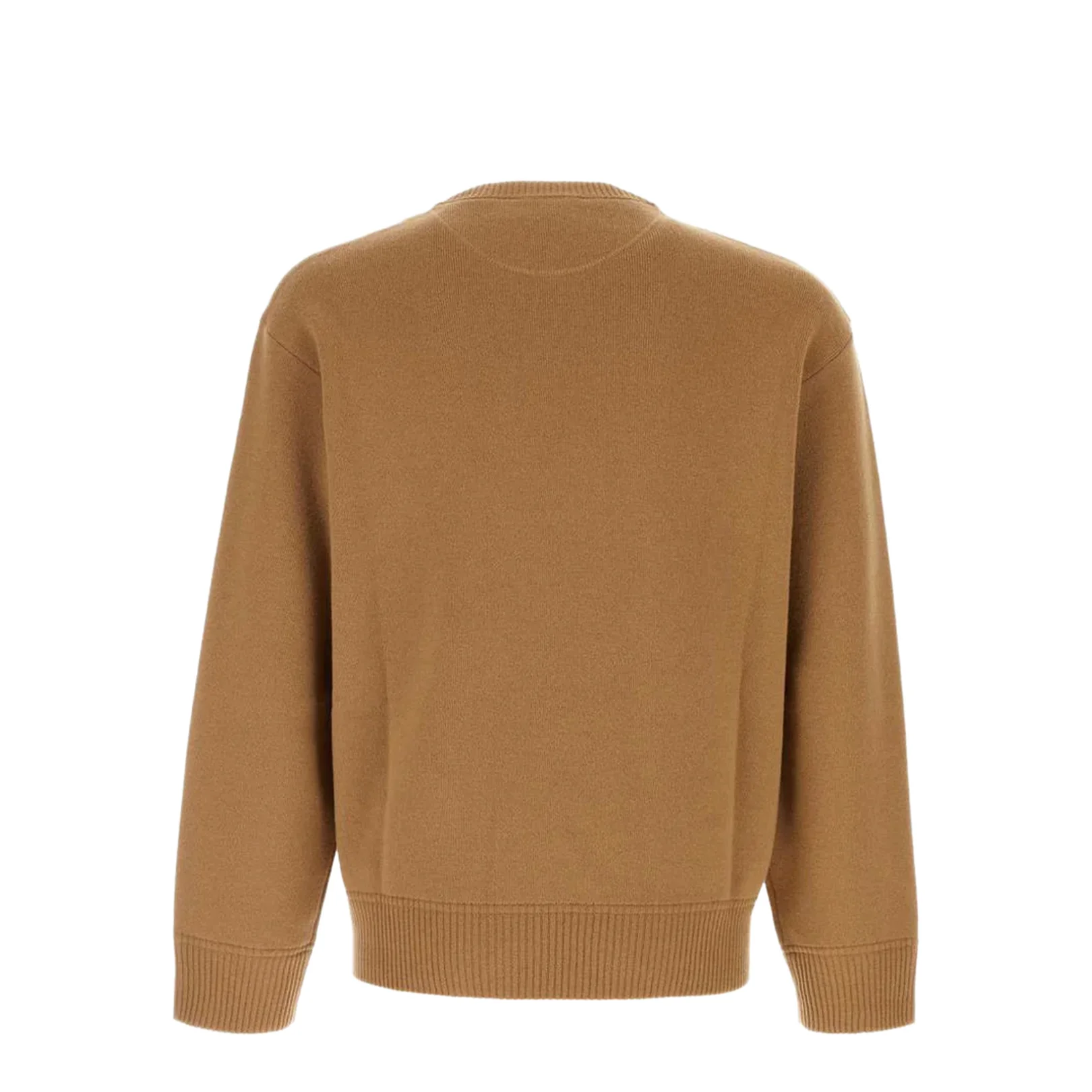Embroidered Round Neck Wool Sweater - Image 4