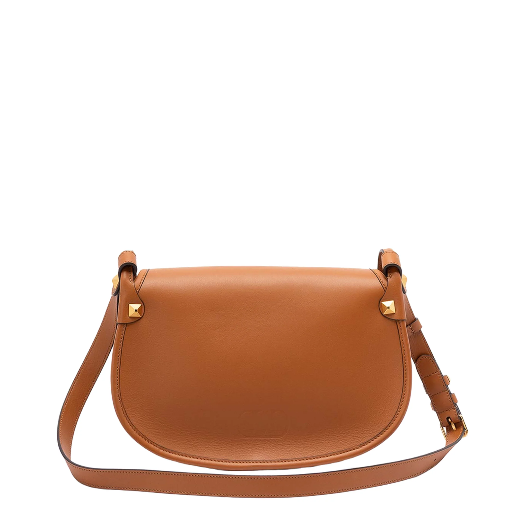 Flaneuse Small Leather Crossbody Bag - Brown - Image 2