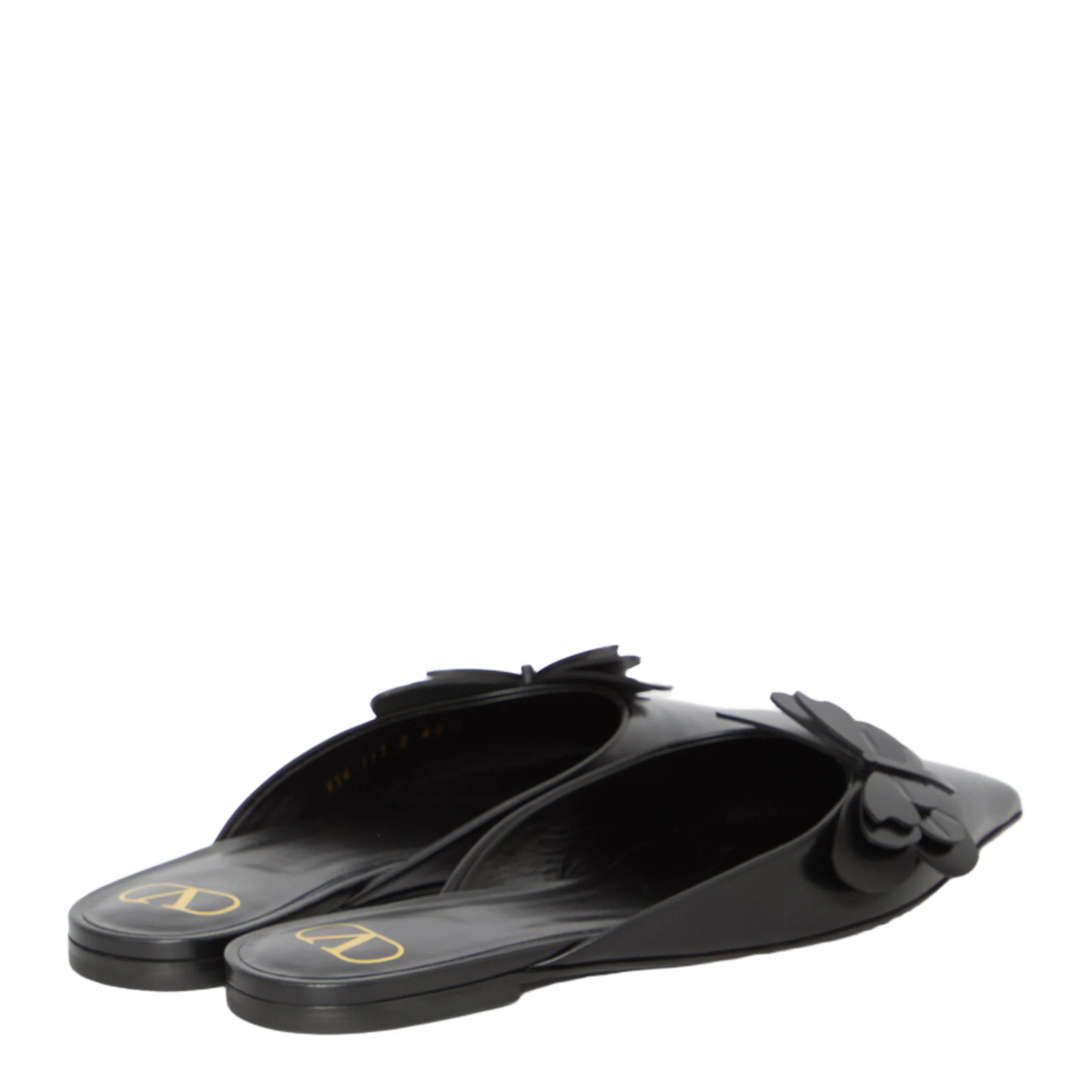 Flat Mules in Leather - Image 3