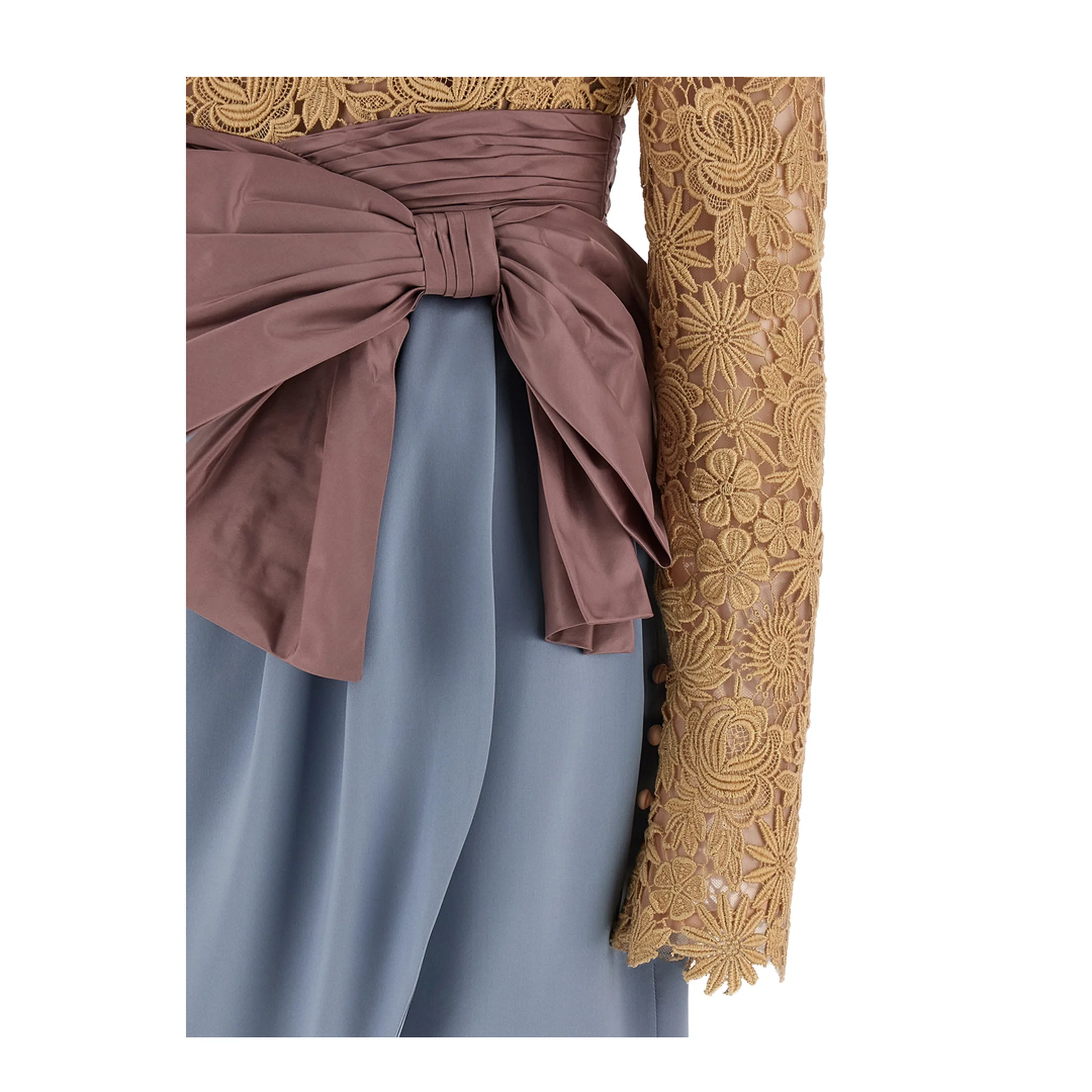 Fleur A Jours Flower Mix Dress - Image 4