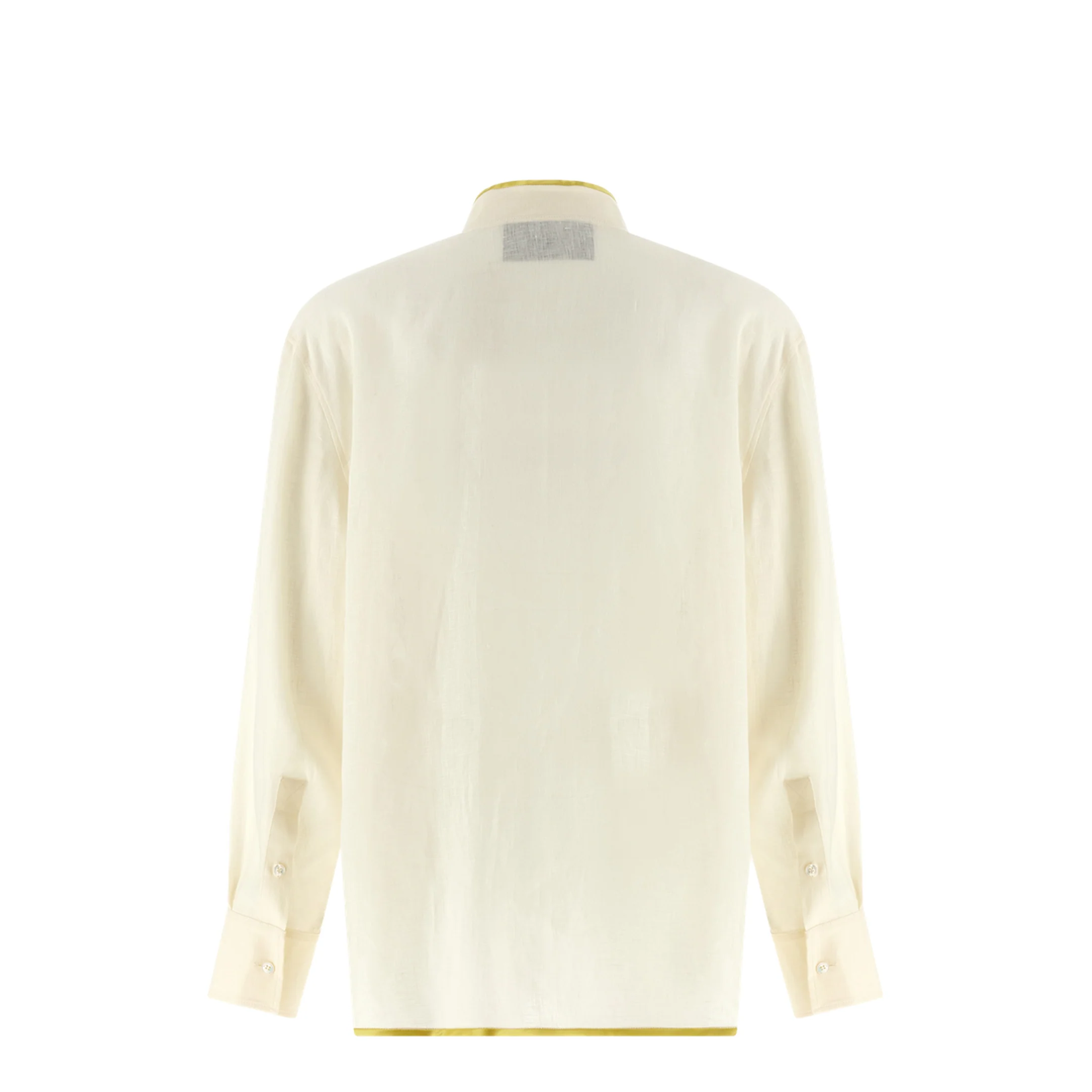 Floral Embroidered Shirt - Beige - Image 2