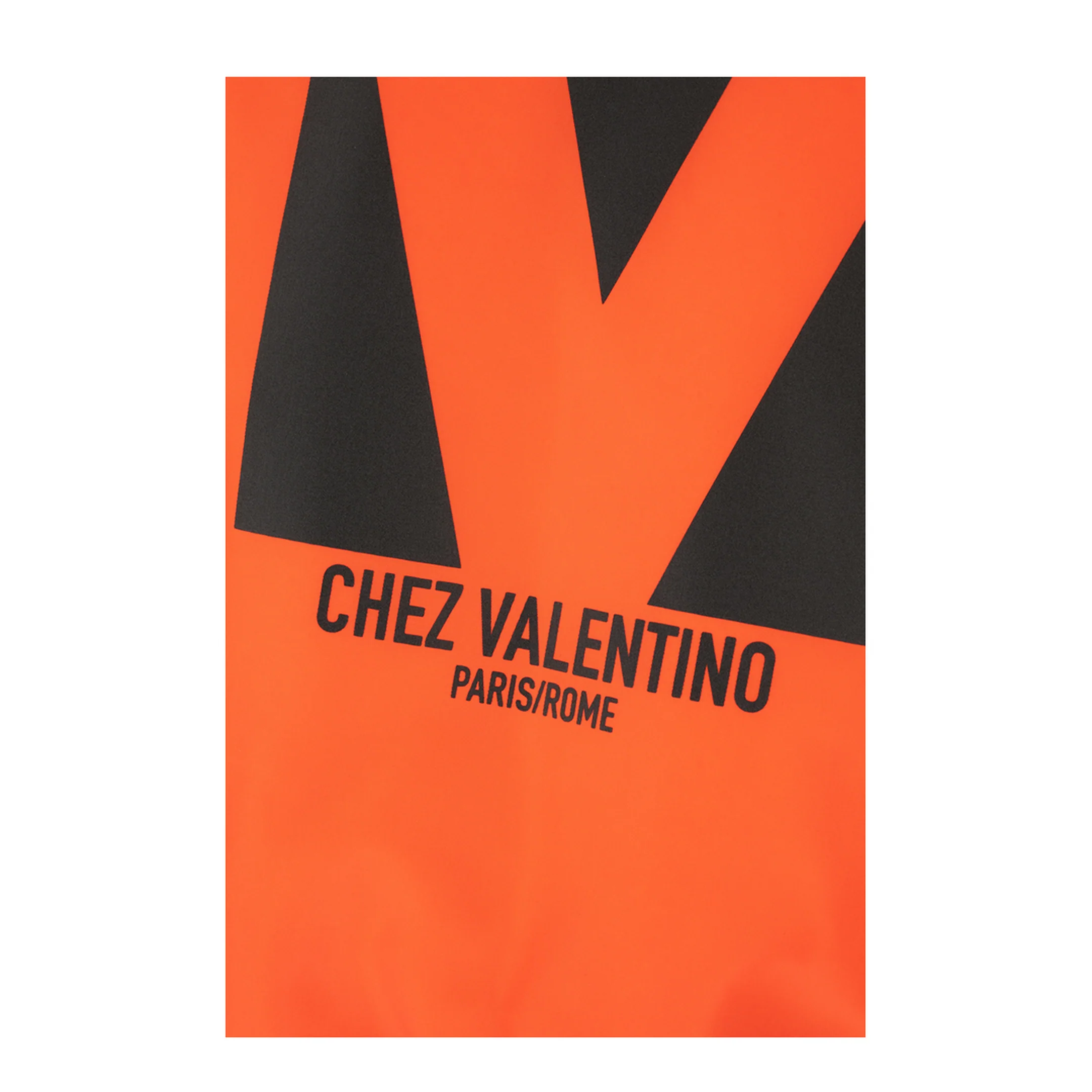 Fluo Orange Nylon Padded Bomber Jacket - Image 3