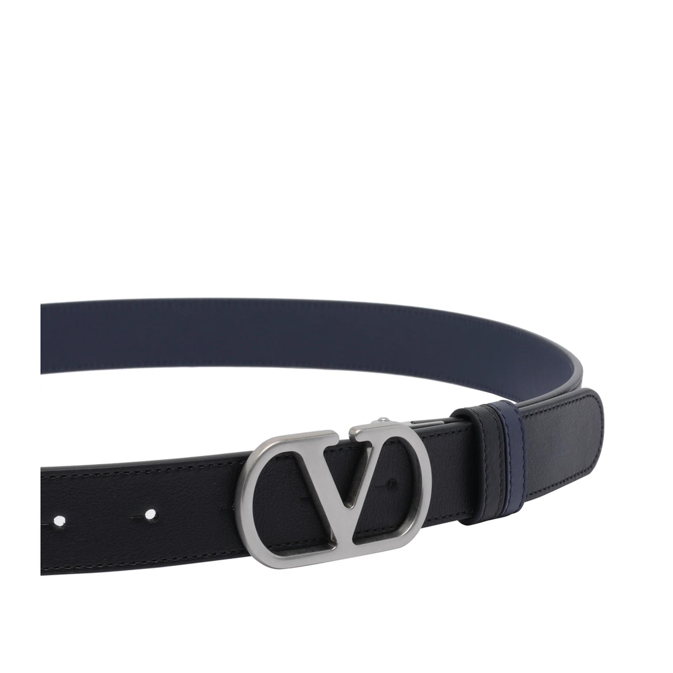 Garavani Black Reversible Vlogo Signature Belt - Image 2
