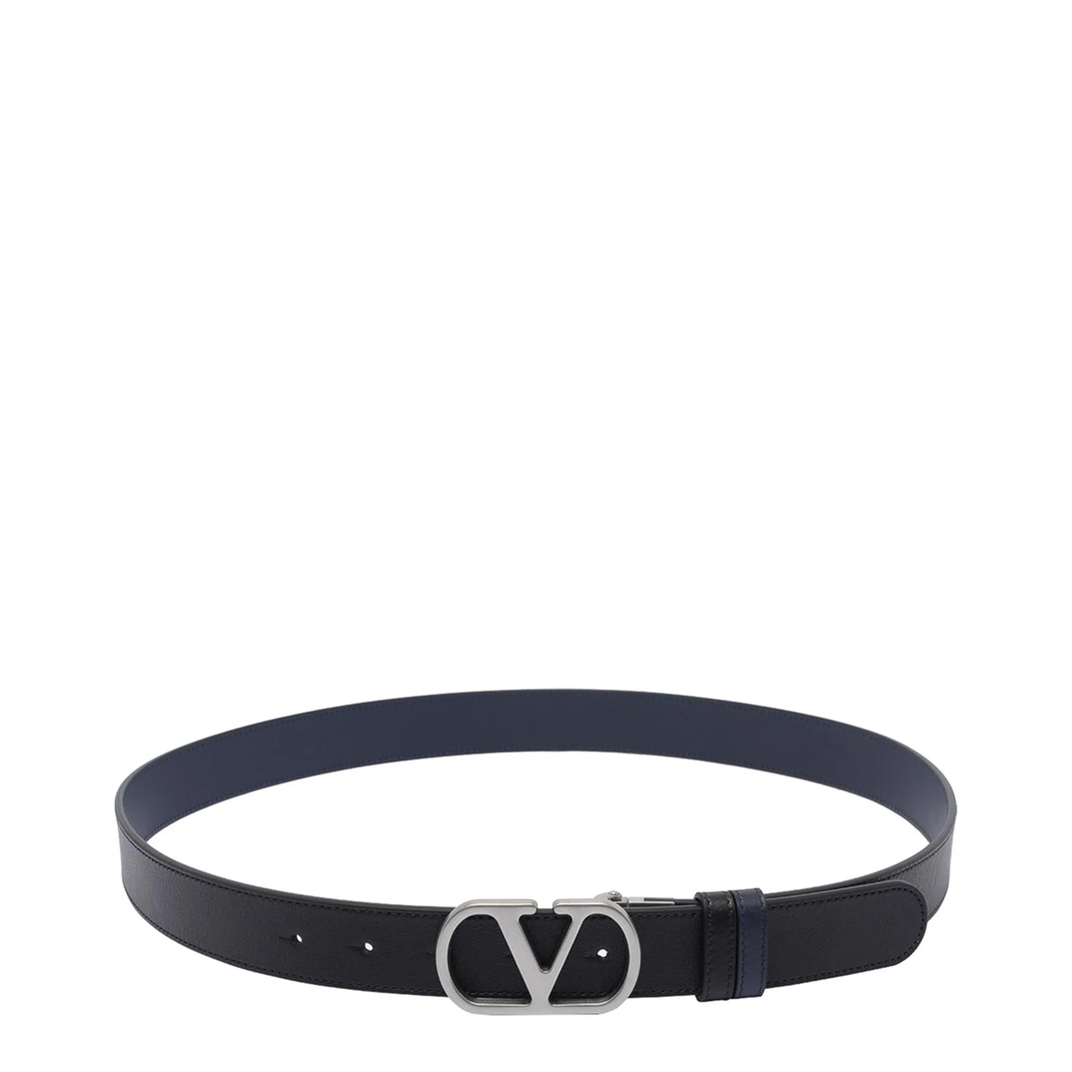 Garavani Black Reversible Vlogo Signature Belt - Image 3