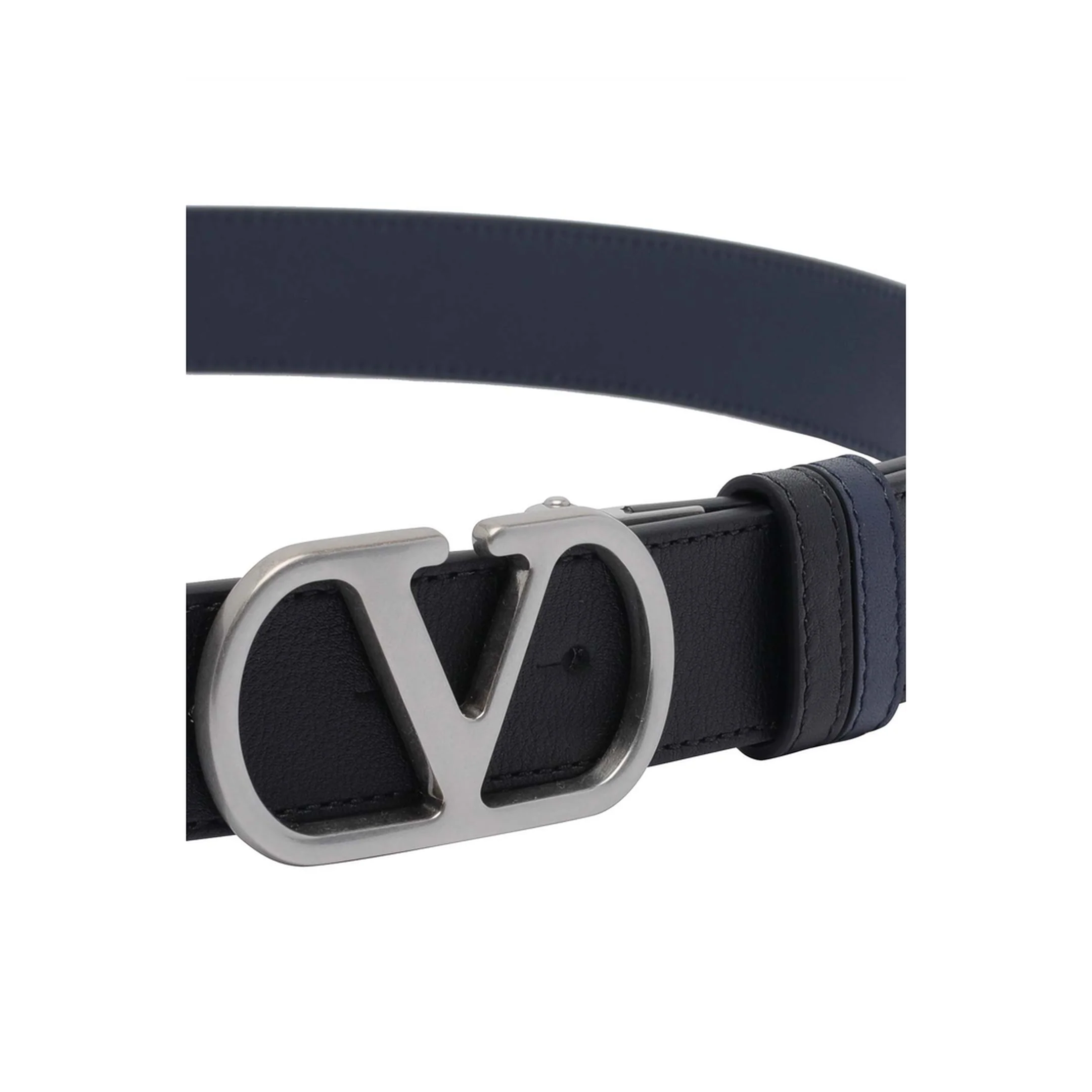 Garavani Black Reversible Vlogo Signature Belt - Image 4