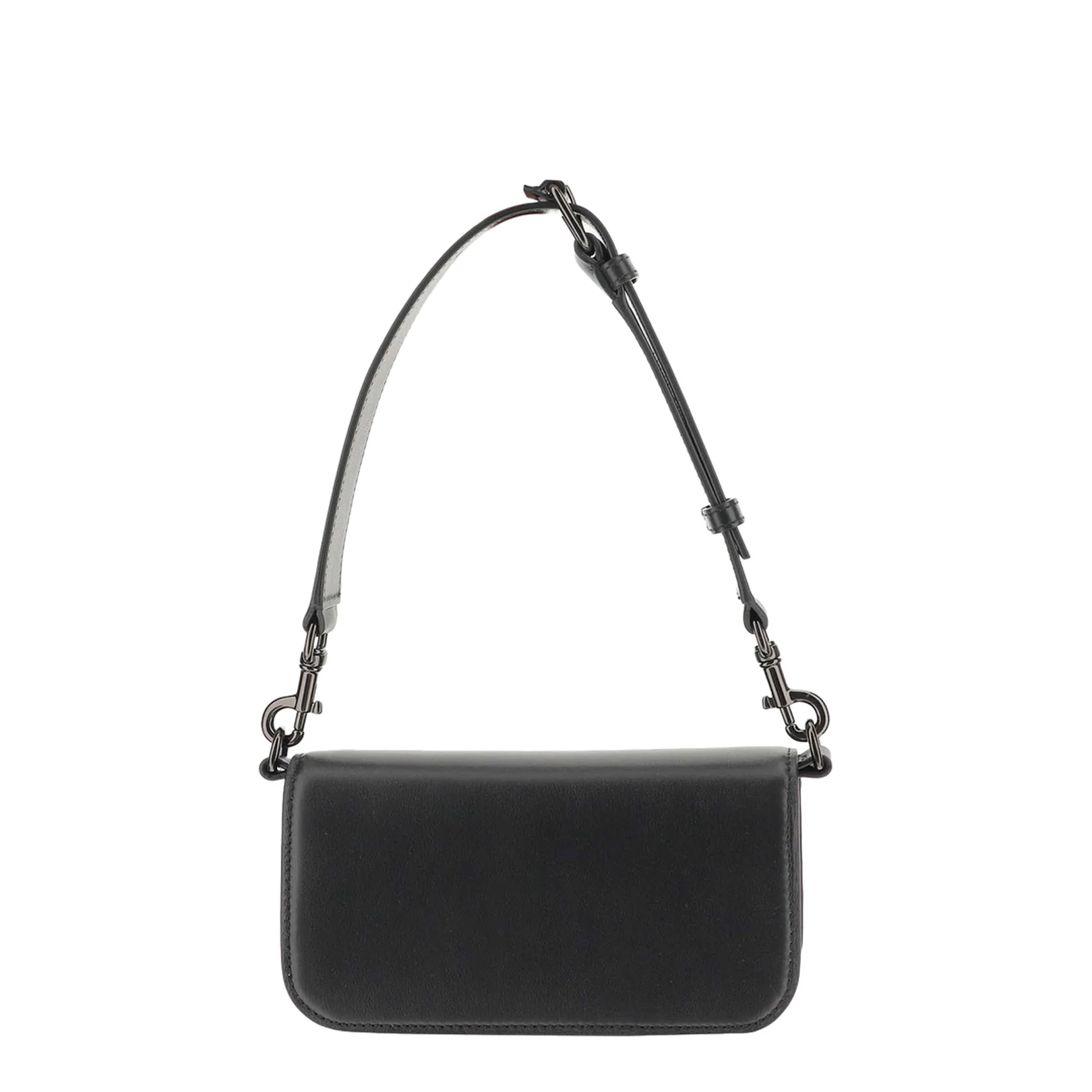 Black Leather Locò Shoulder Bag - Image 3
