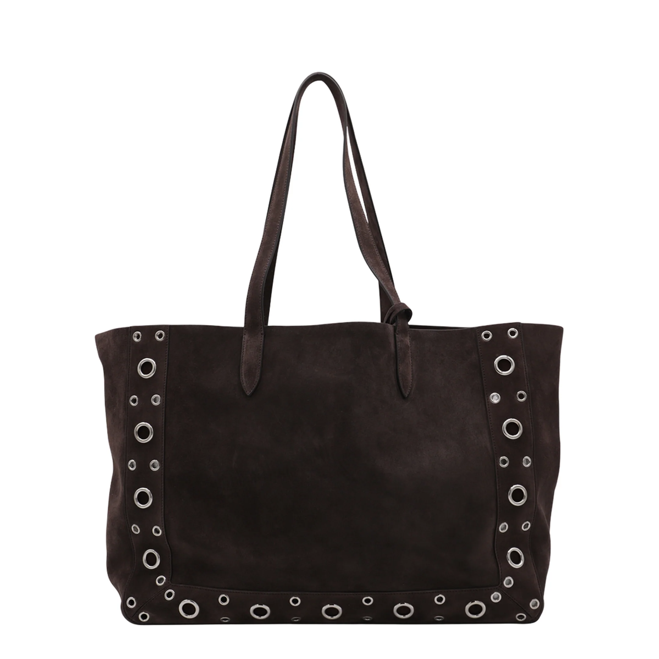 Brown Suede Shopping Bag - Image 2