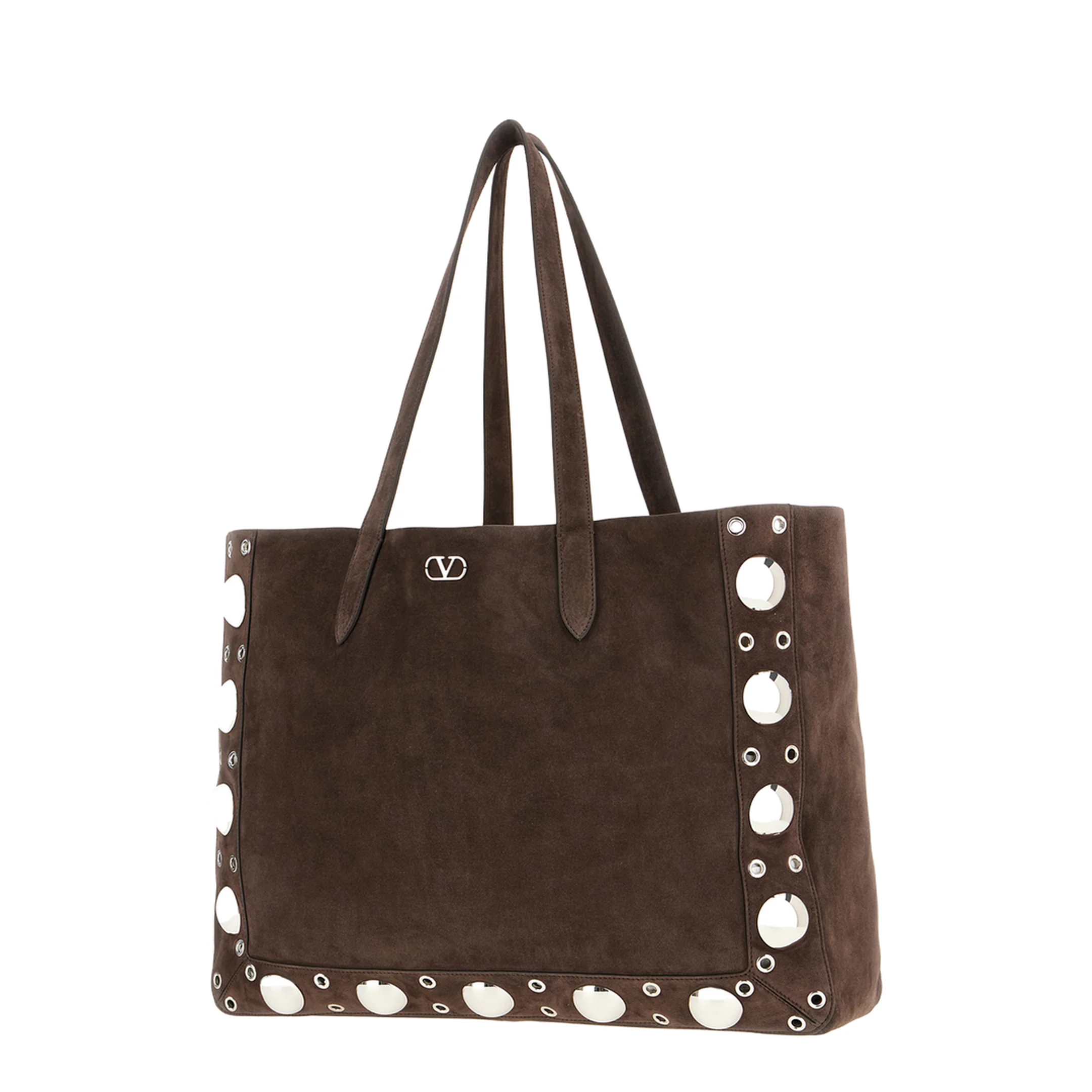 Brown Suede Shopping Bag - Image 4