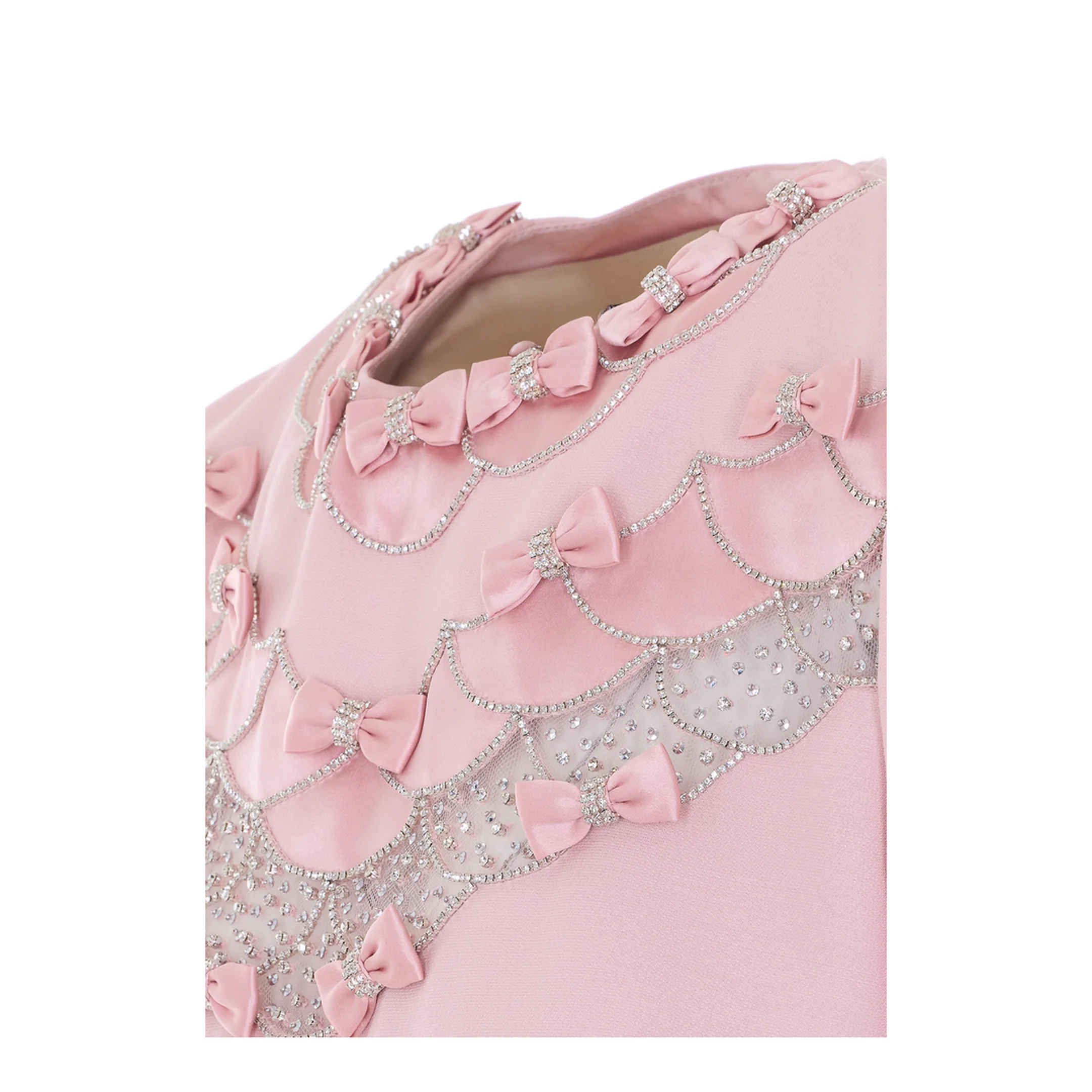 Women's Pink Mini Dress - Image 3