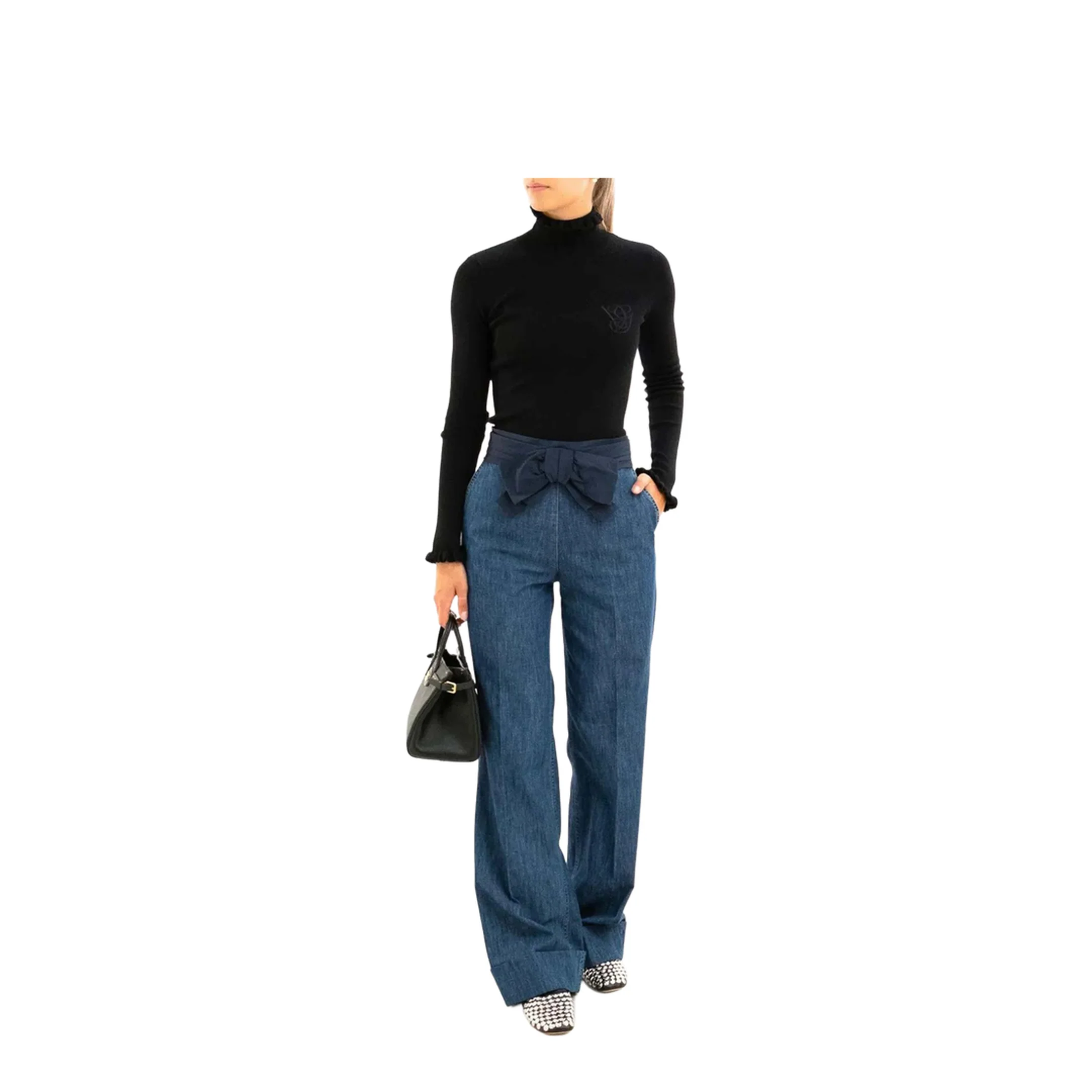 Bow Denim Jeans - Image 2