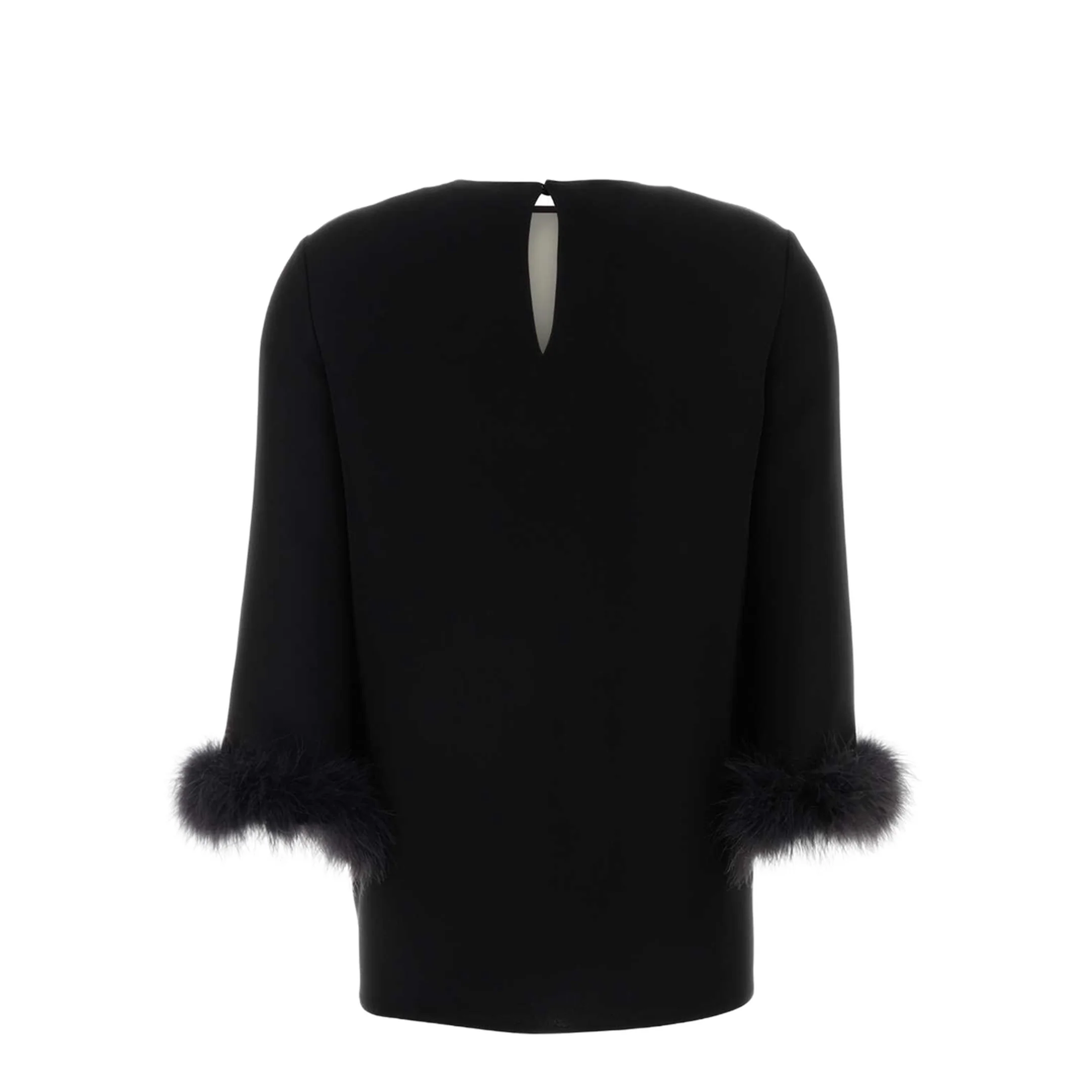 Black Silk Blouse - Image 2