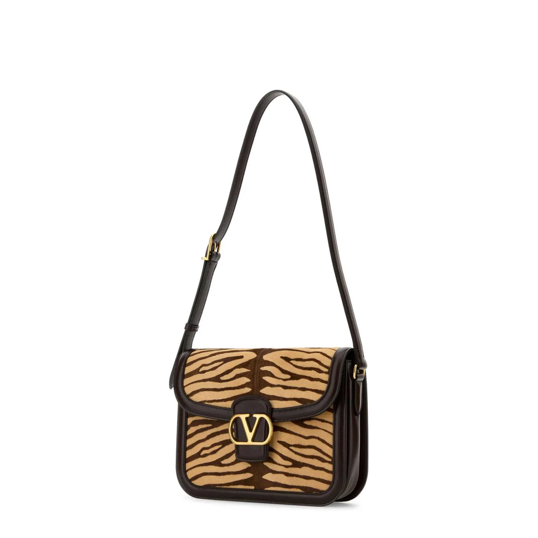 9To5 Leather Shoulder Bag - Beige/Brown - Image 2