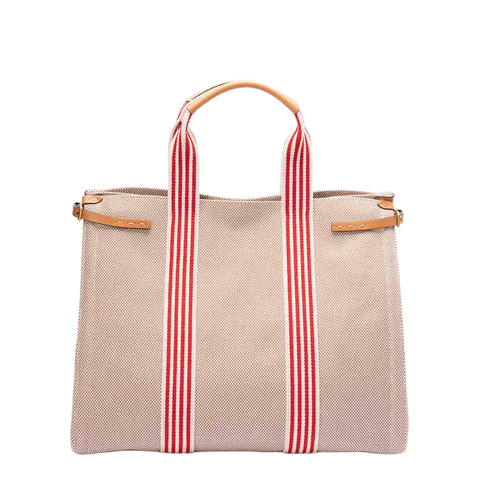Two-tone Canvas Antibes Shopping Bag - Image 4