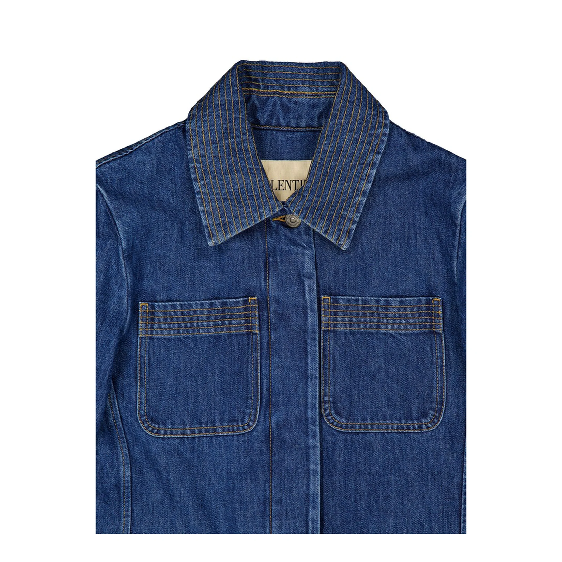 Medium Denim Jacket - Blue - Image 3