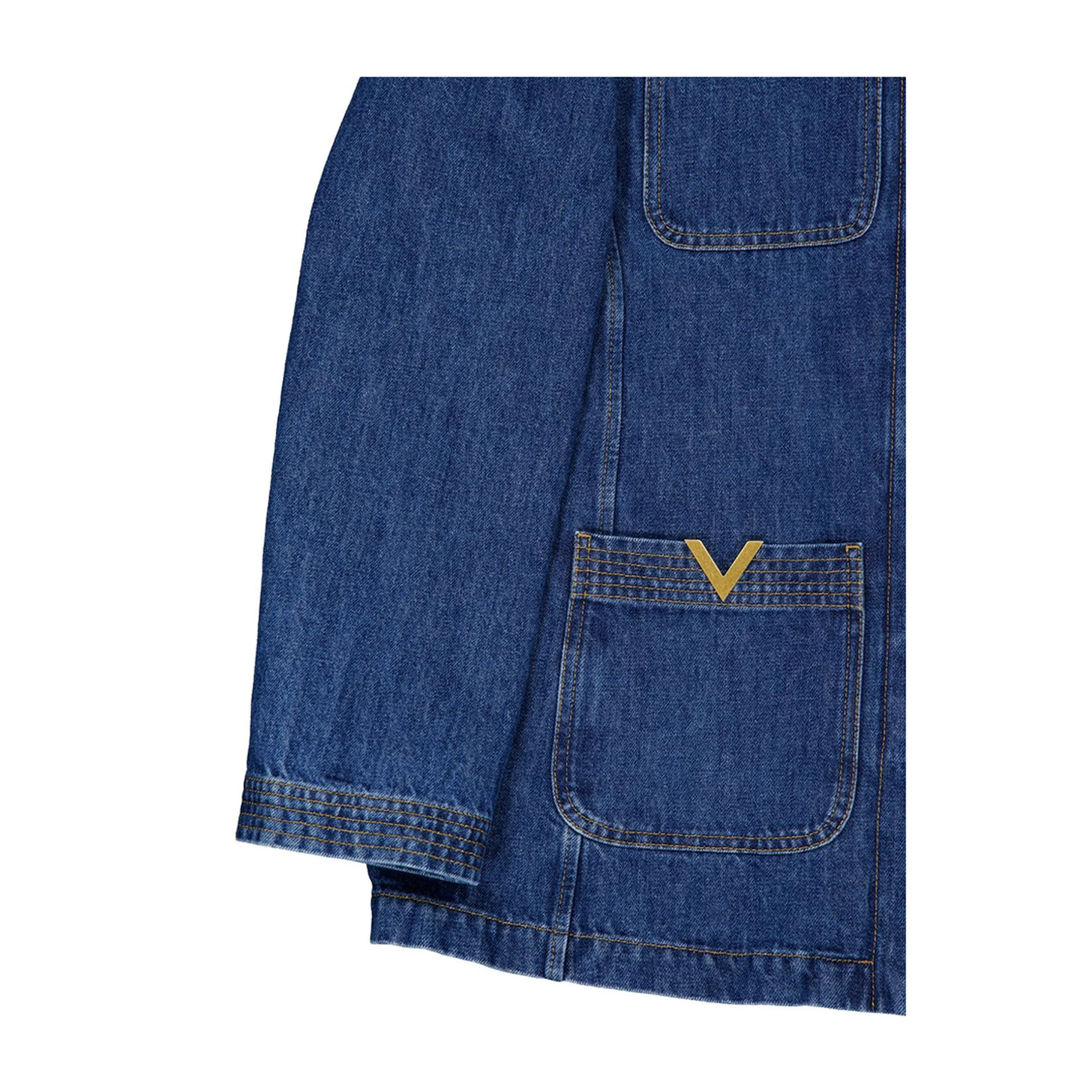 Medium Denim Jacket - Blue - Image 4