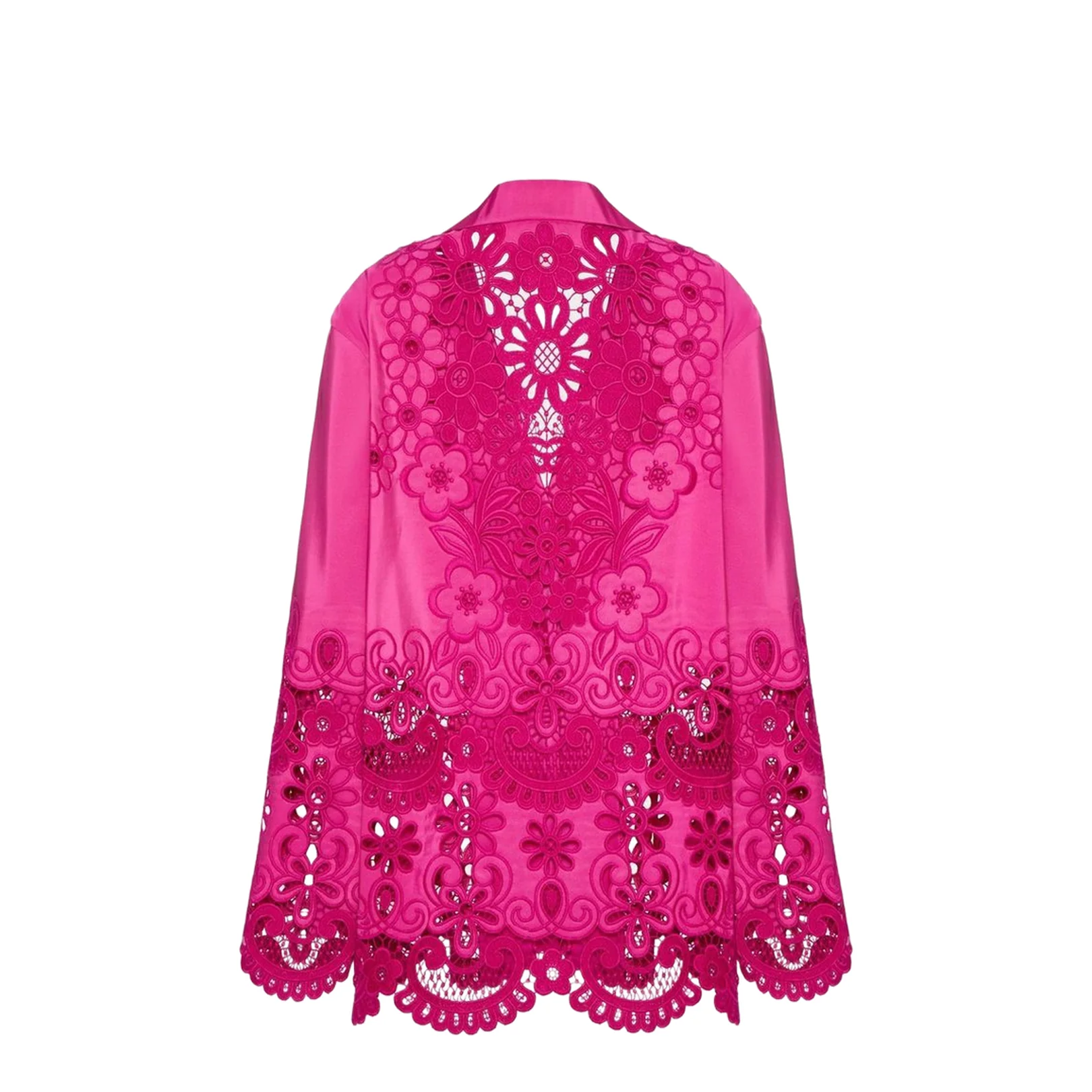 Faille Broderie Shirt in Pink - Image 2