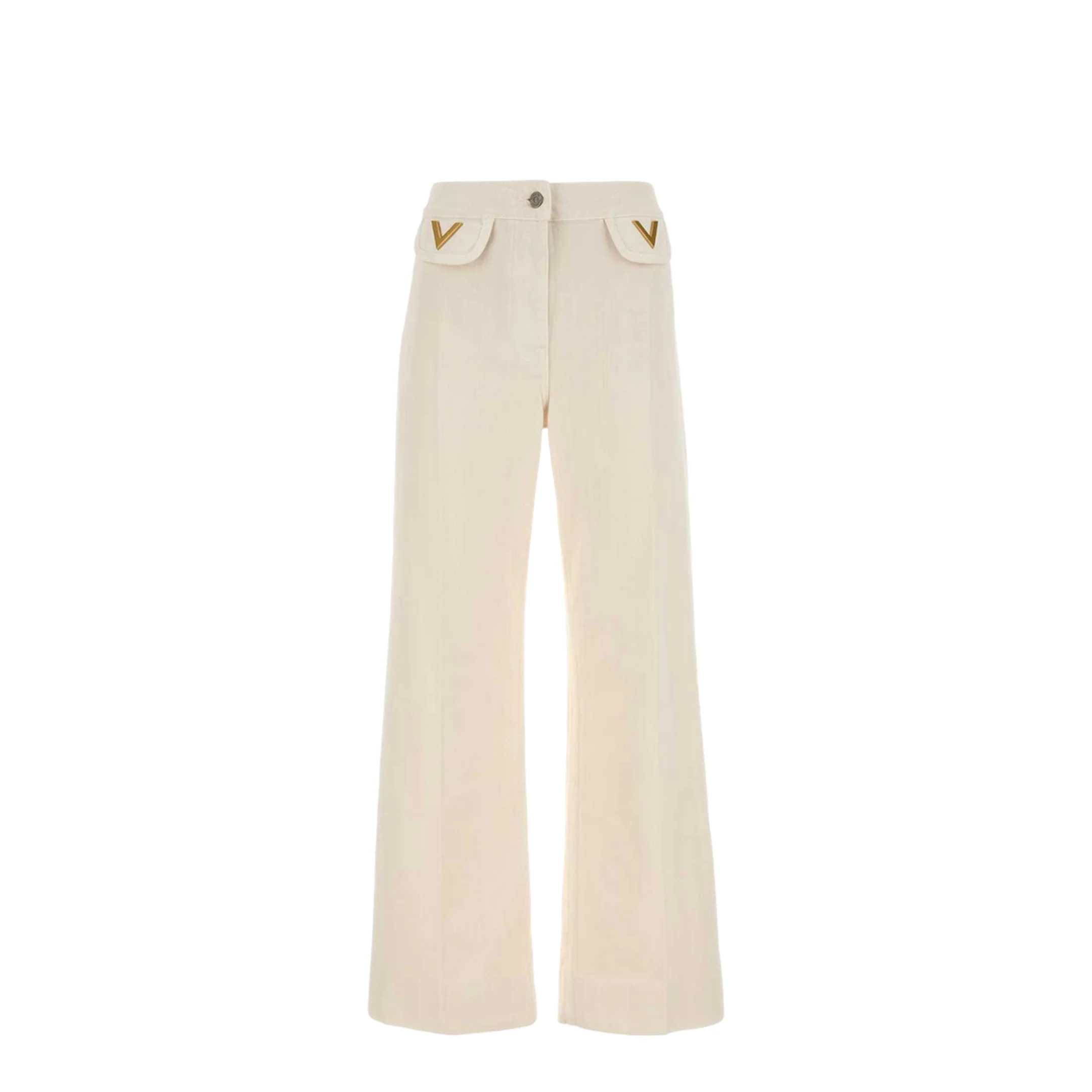 Ivory Denim Jeans - Image 4
