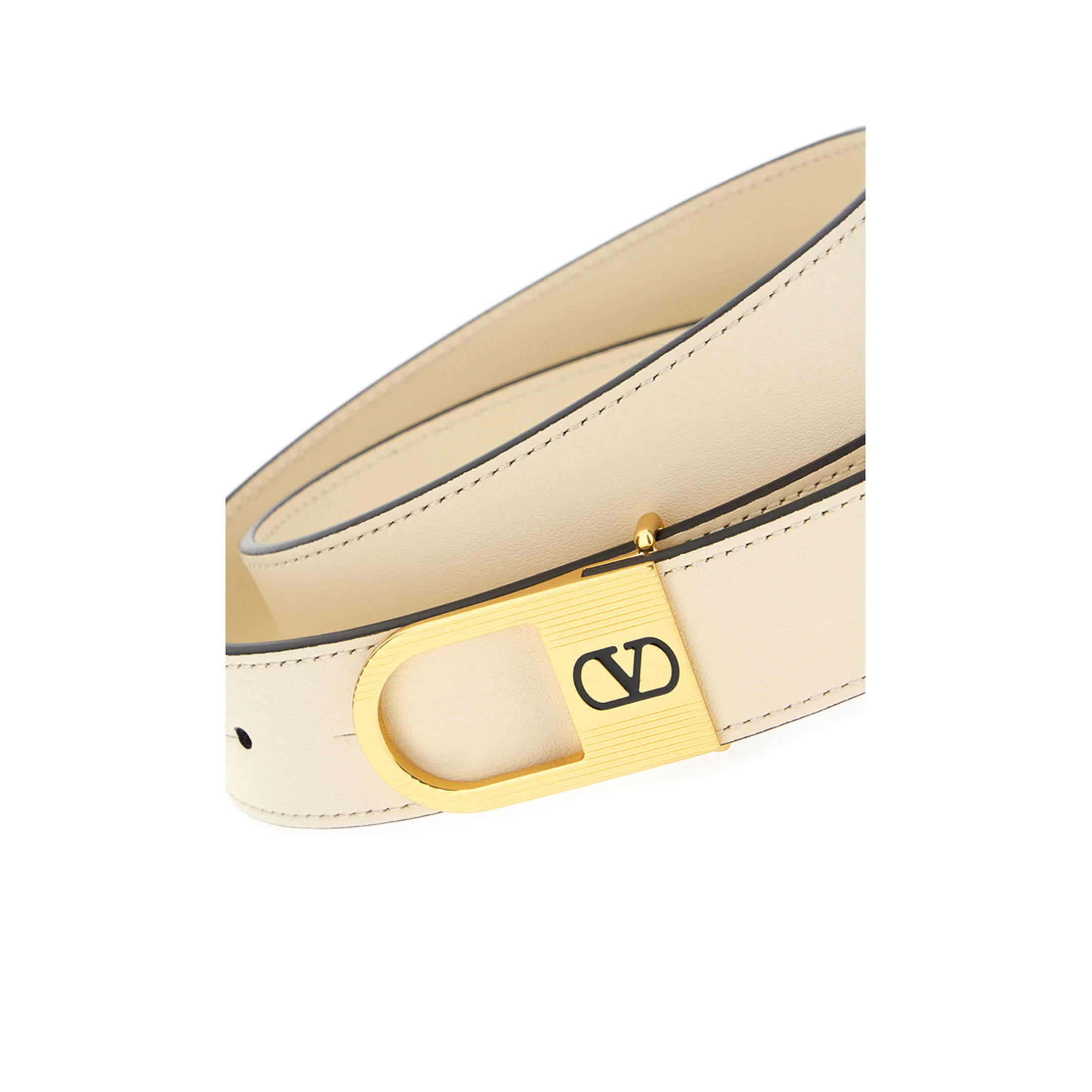 Ivory Leather Belt - Image 3