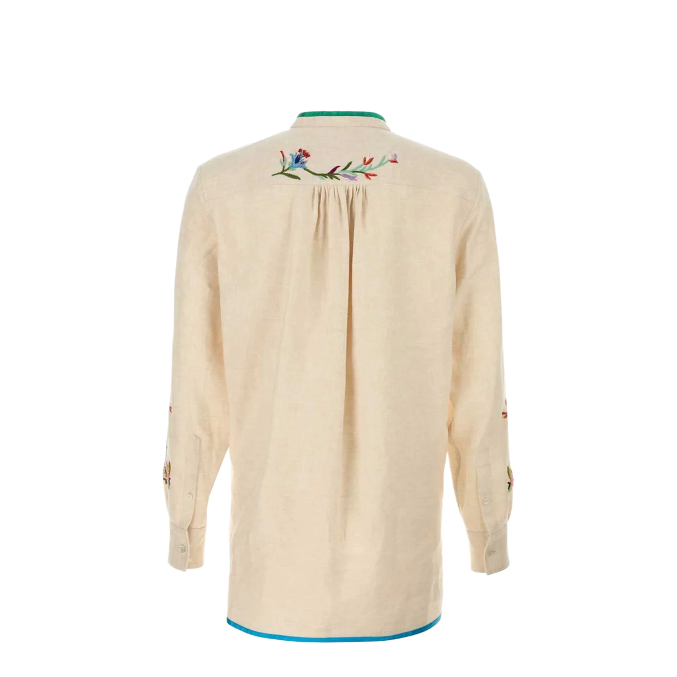 Ivory Linen Shirt - Image 2