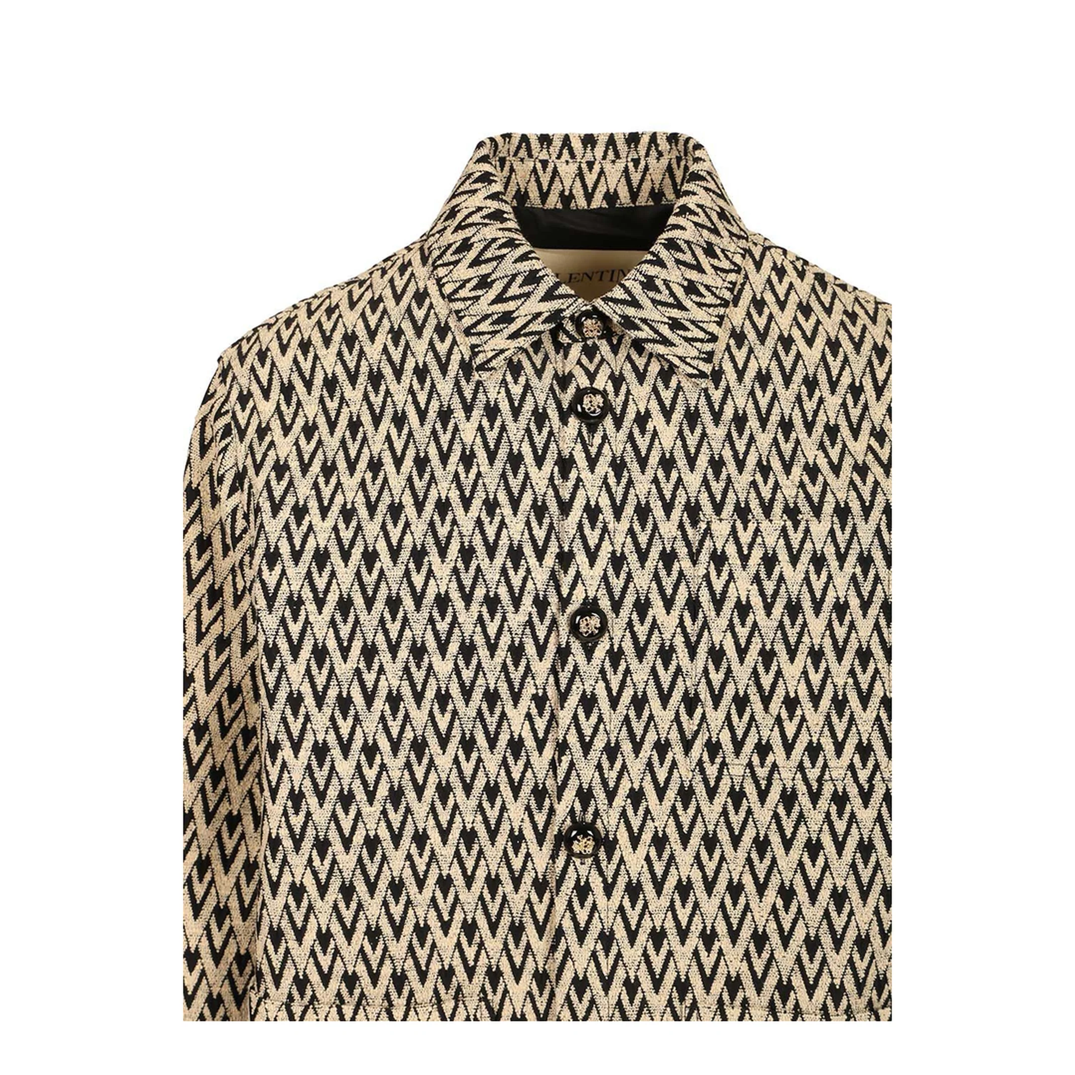 Jacquard Cotton Blend Jacket - Image 3