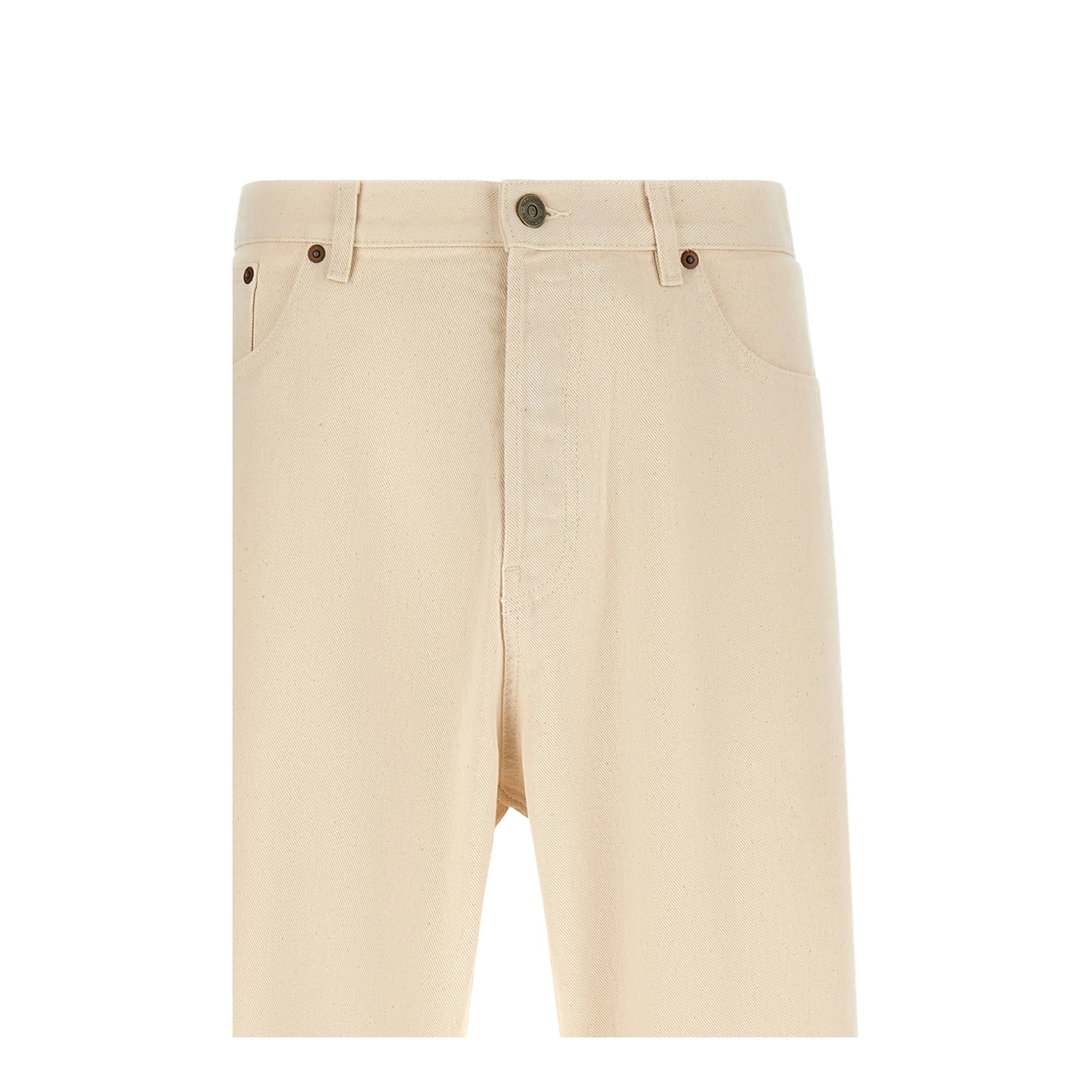 VGold Straight Leg Jeans - Beige - Image 3