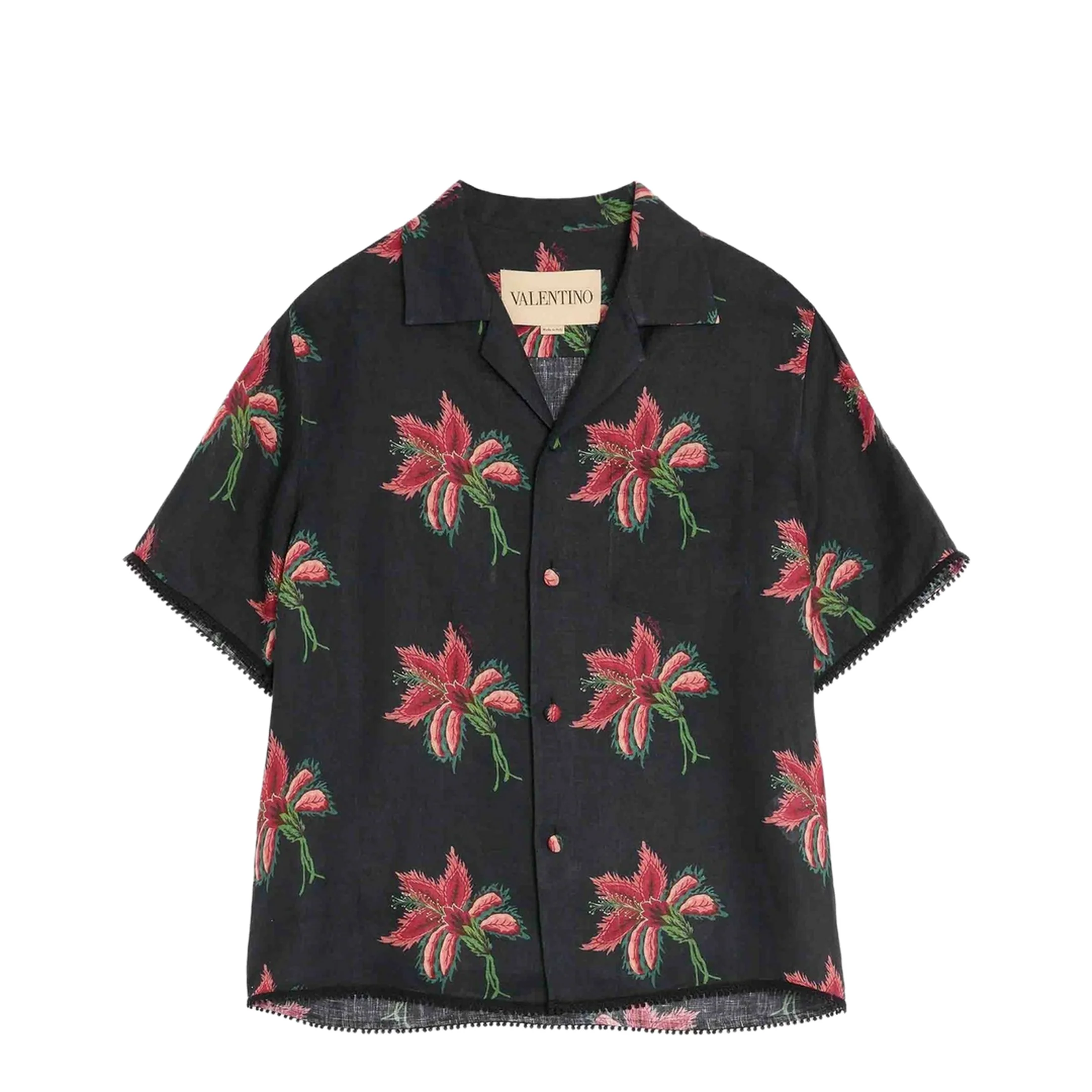 Pattern Lined Shirt - Black - Image 4