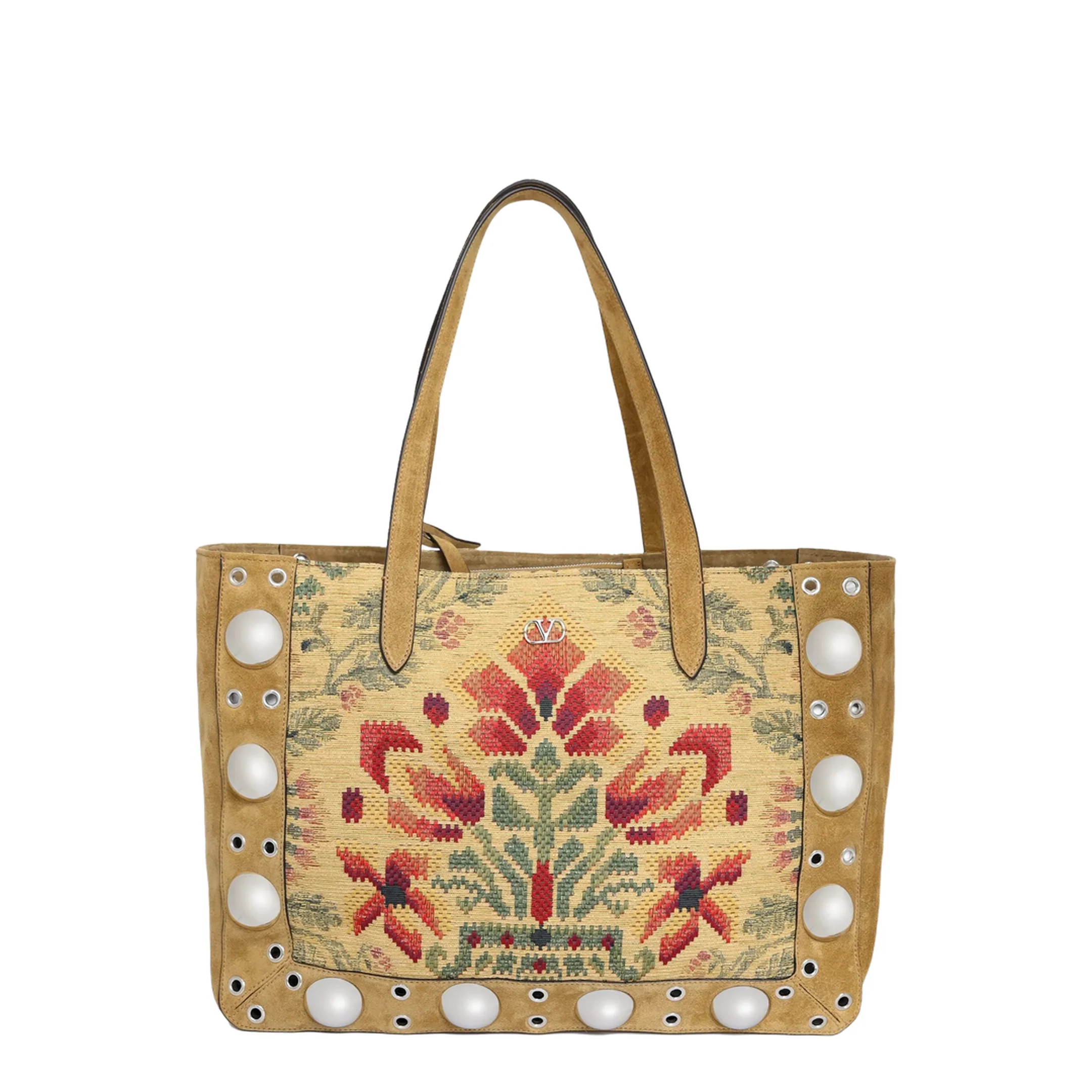 Medium Tote Bag Nellcôte in Jacquard Fabric