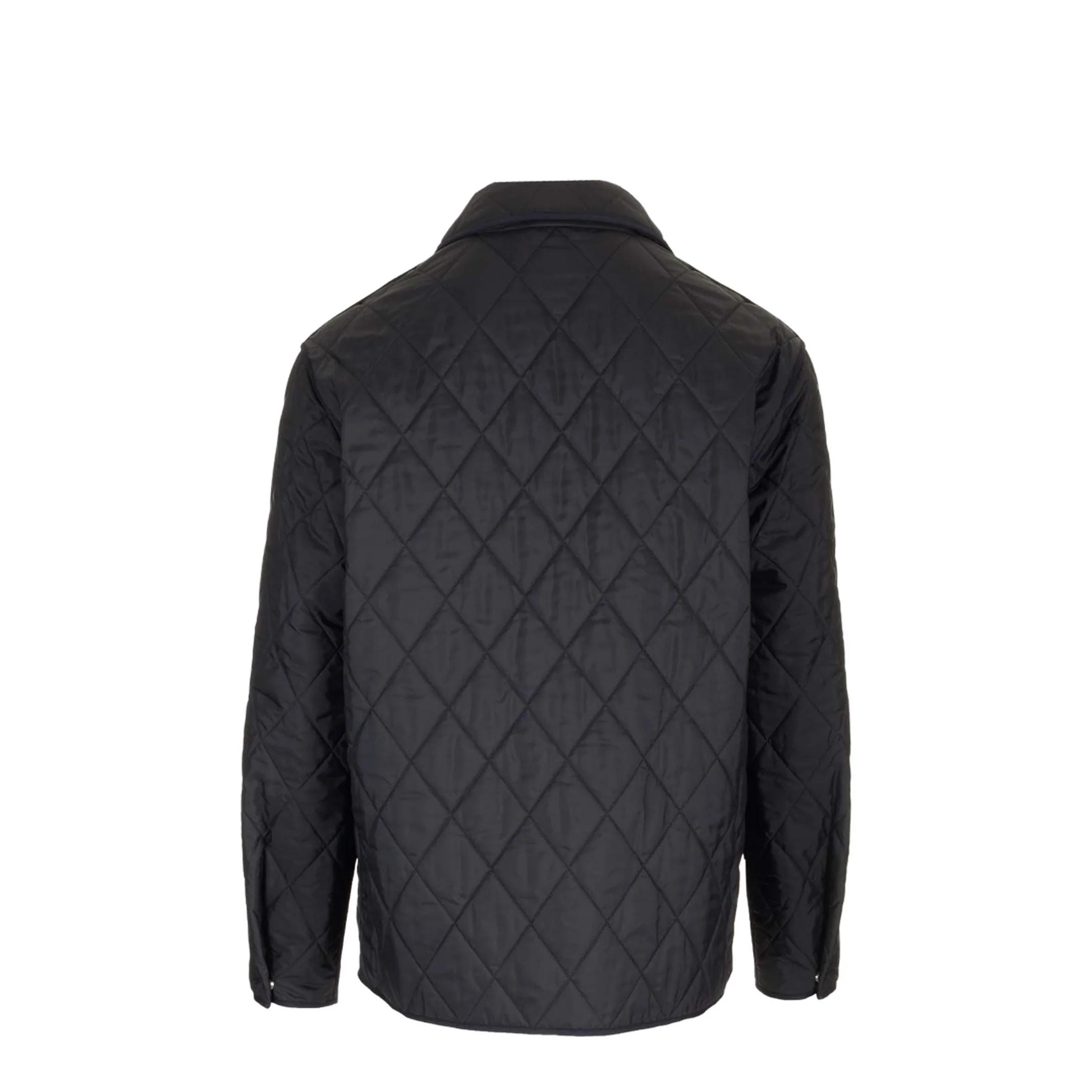 Metallic V Quilted Shirt Jacket - Image 2