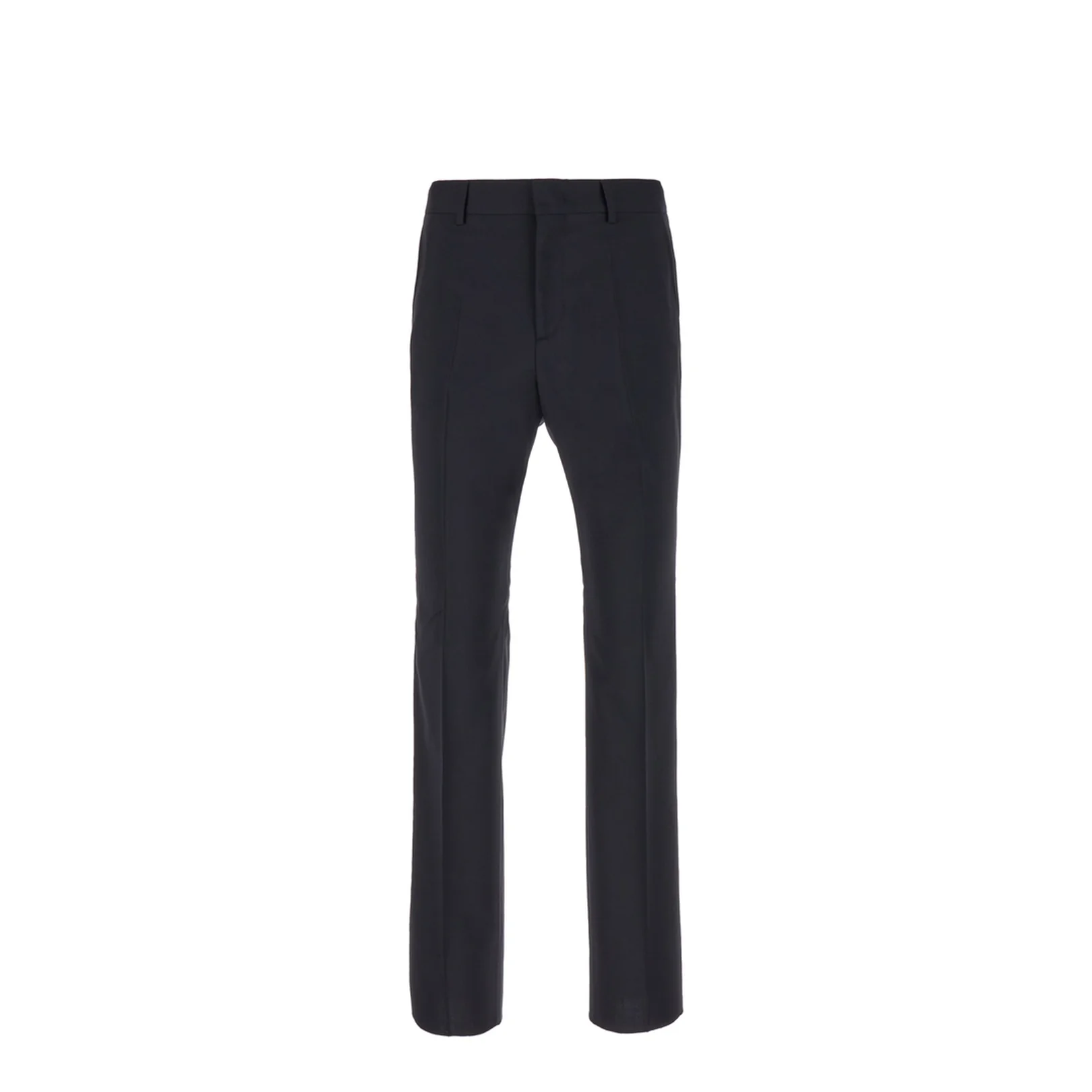 Midnight Blue Wool Blend Pants - Image 3