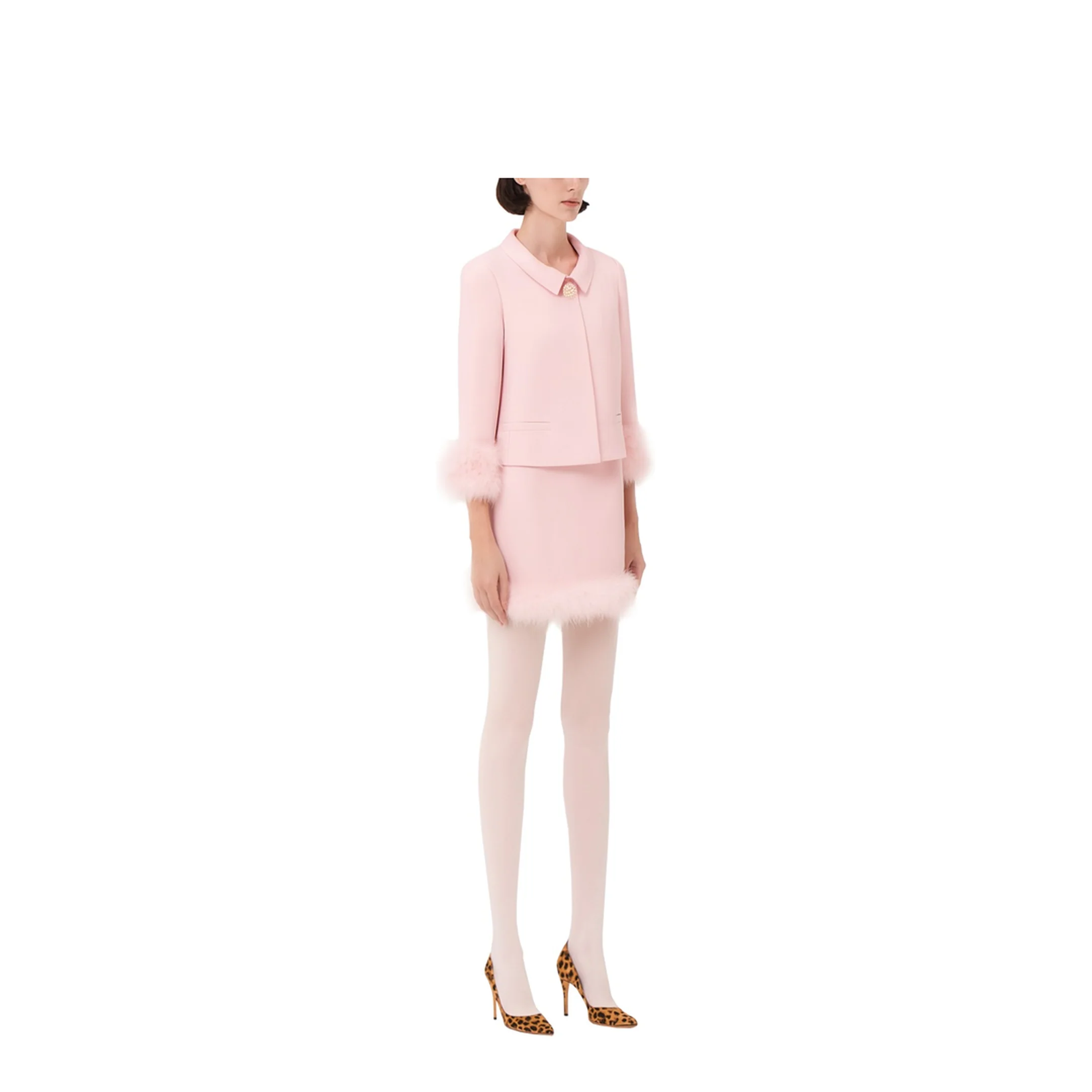 Miniskirt with Feathers - Image 2