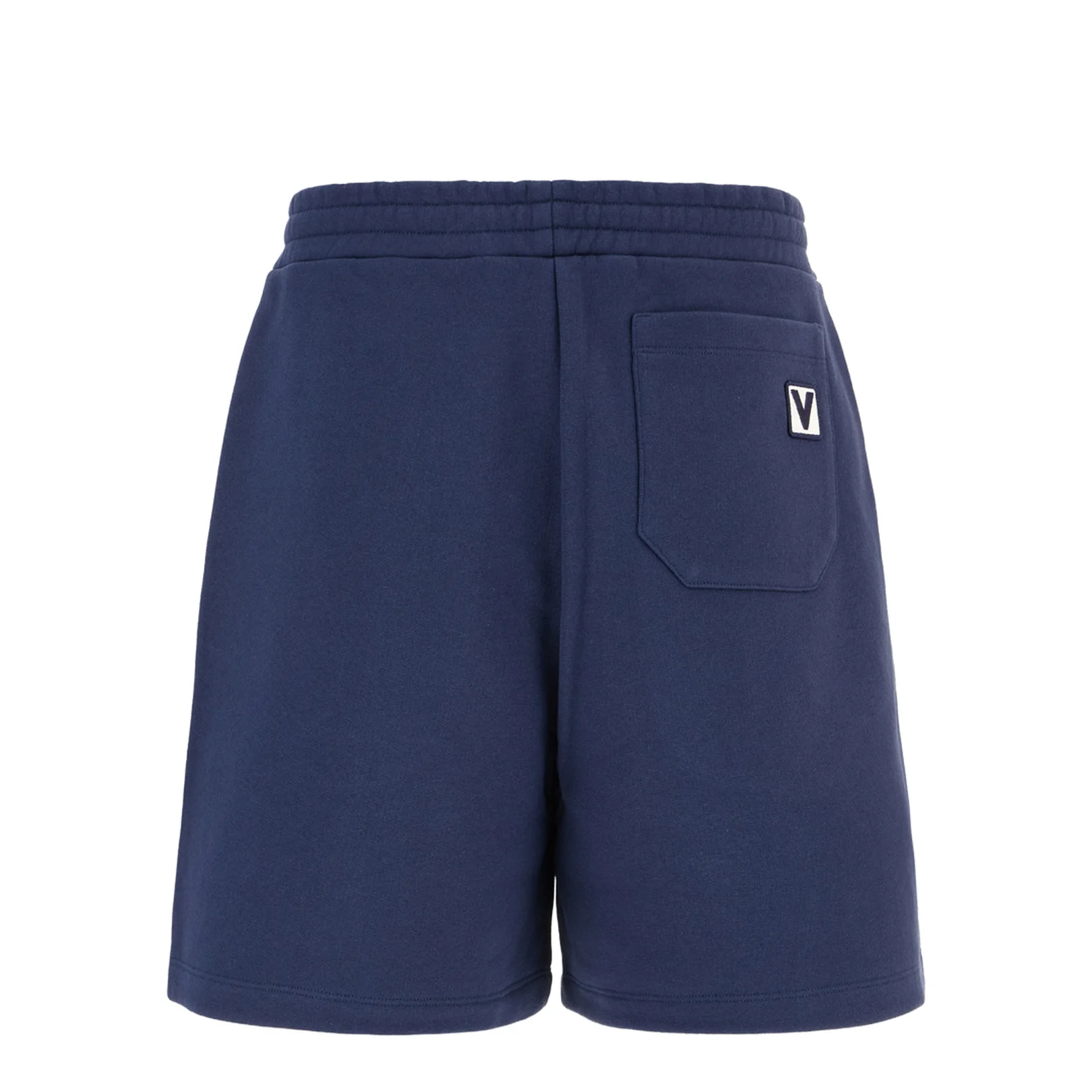 Navy Blue Cotton Bermuda Shorts - Image 2