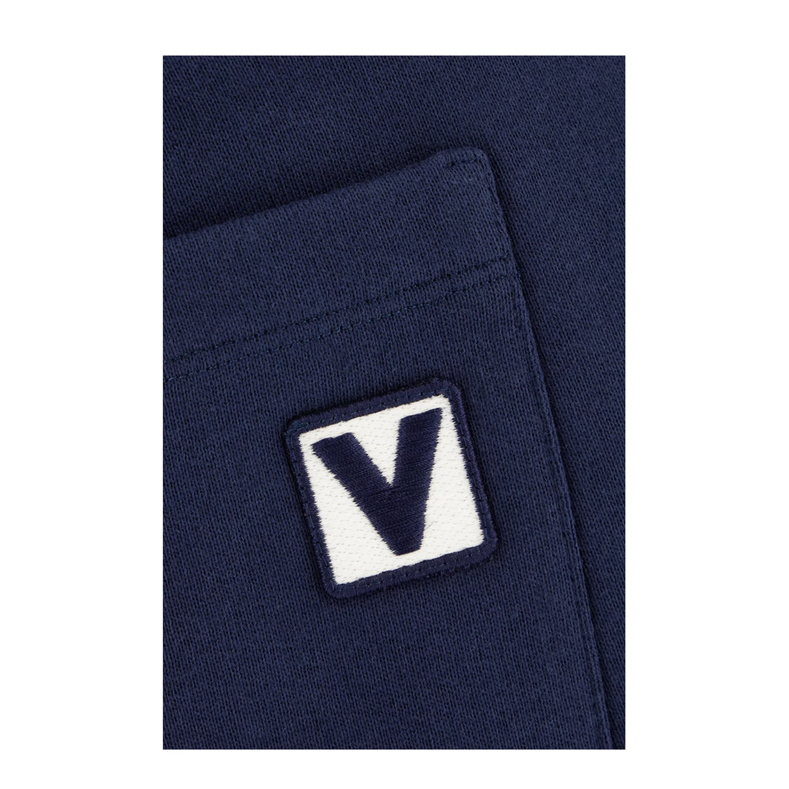 Navy Blue Cotton Bermuda Shorts - Image 3