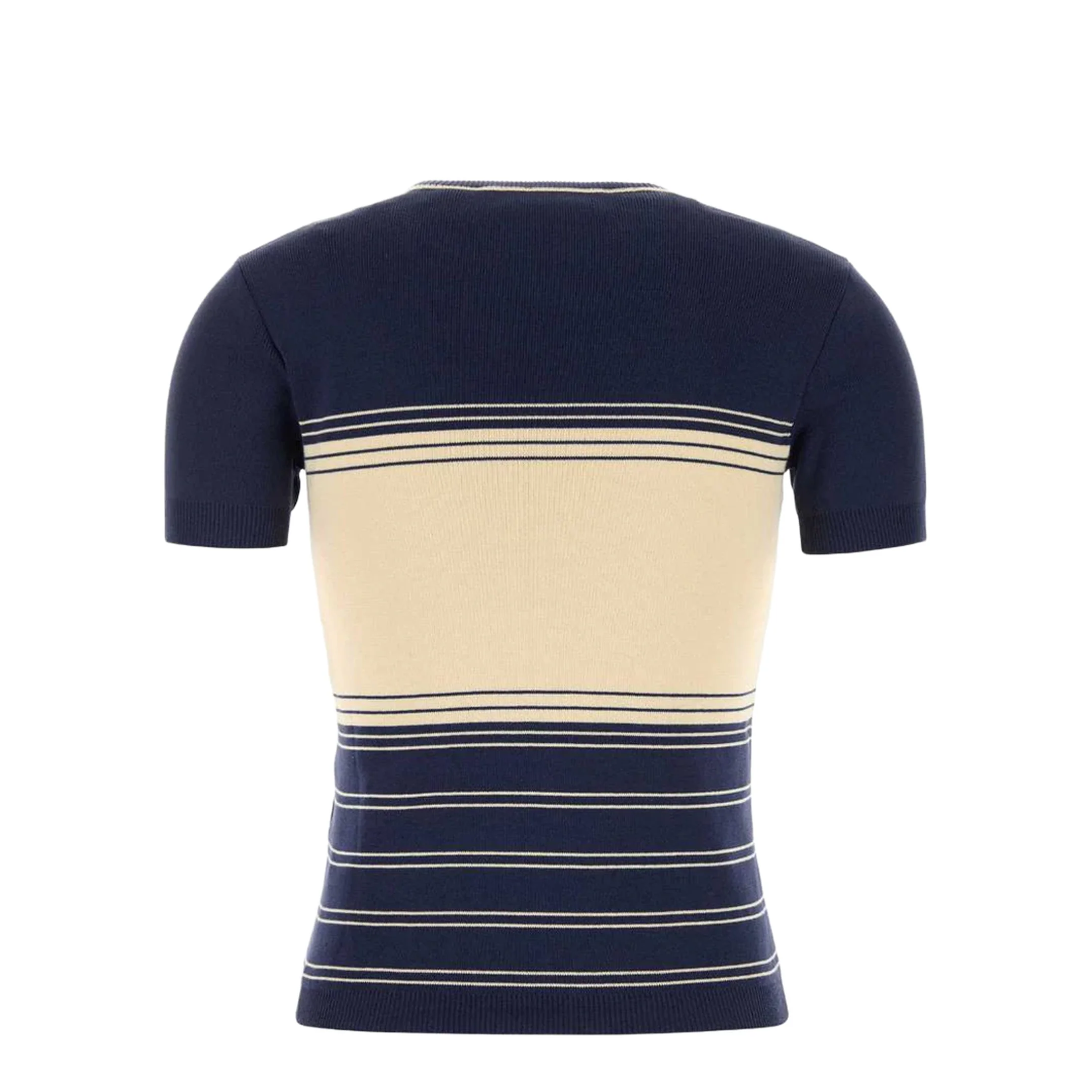 Navy Blue Cotton Sweater - Image 2