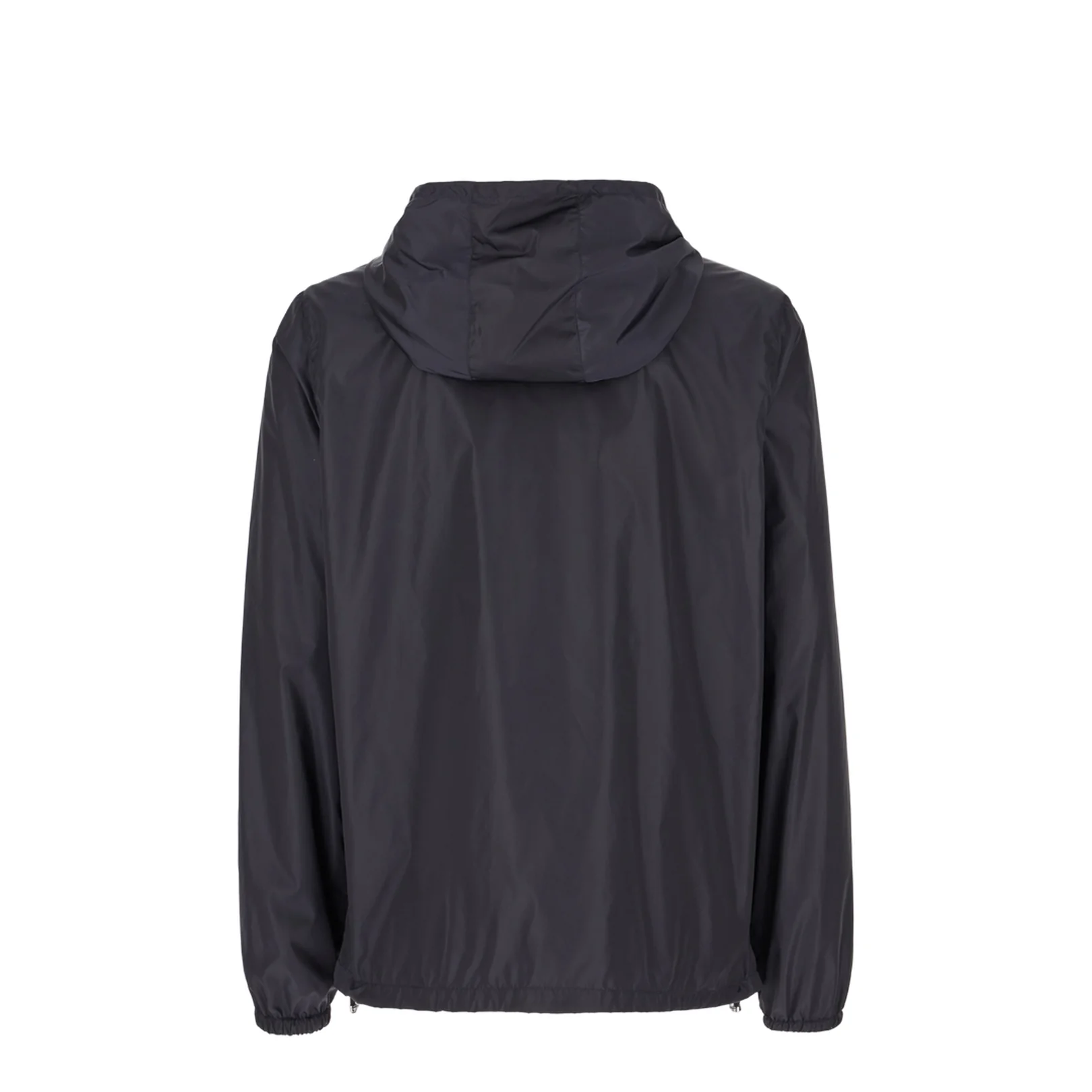 Navy Blue Nylon Windbreaker - Image 2