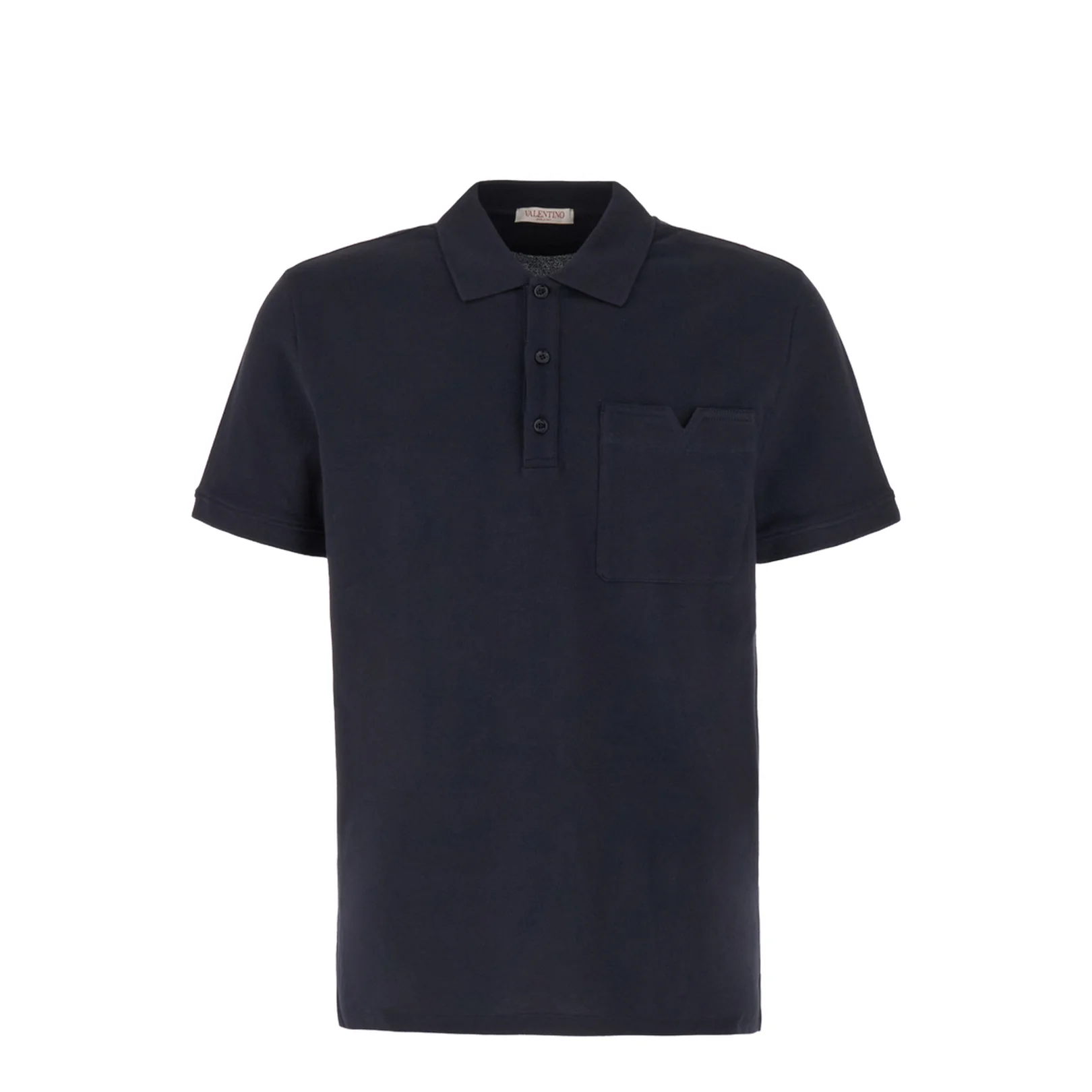 Navy Blue Piquet Polo Shirt