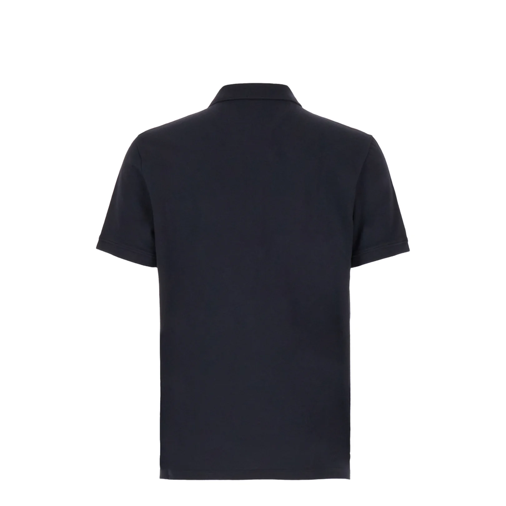 Navy Blue Piquet Polo Shirt - Image 2